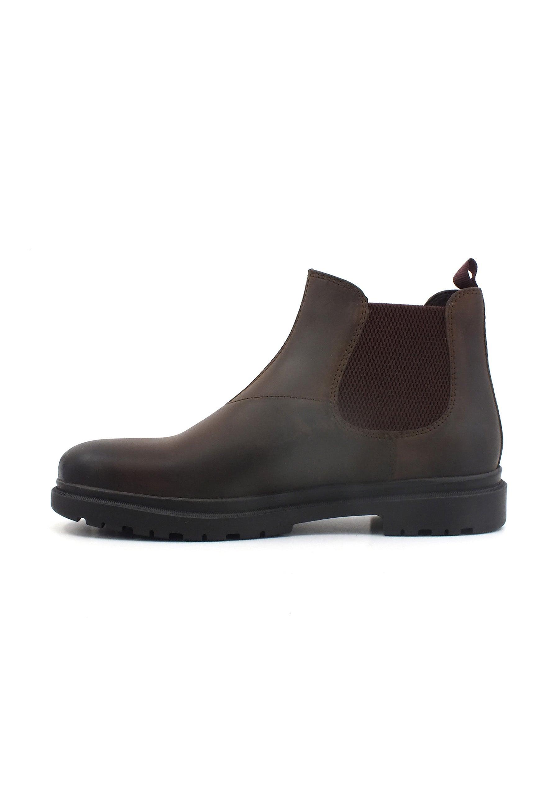 GEOX Andalo Stivaletto Polacco Uomo Coffee Bordeaux U16DDA0045C0720 - Sandrini Calzature e Abbigliamento