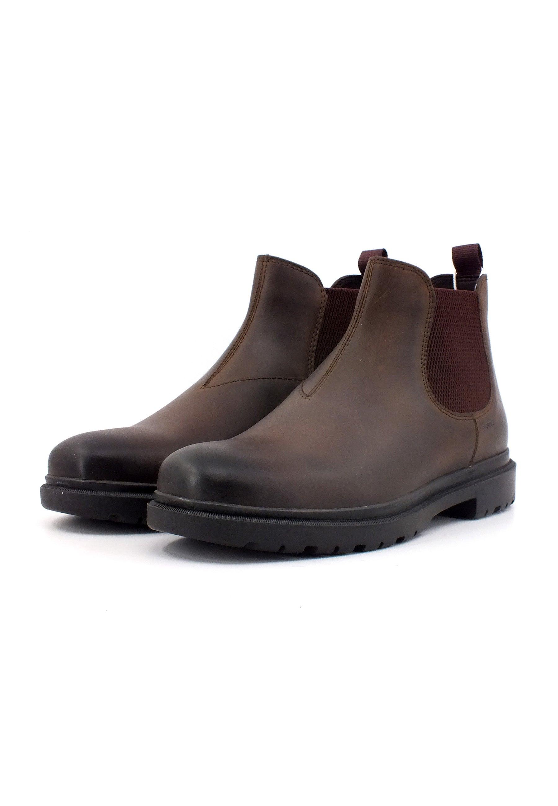 GEOX Andalo Stivaletto Polacco Uomo Coffee Bordeaux U16DDA0045C0720 - Sandrini Calzature e Abbigliamento