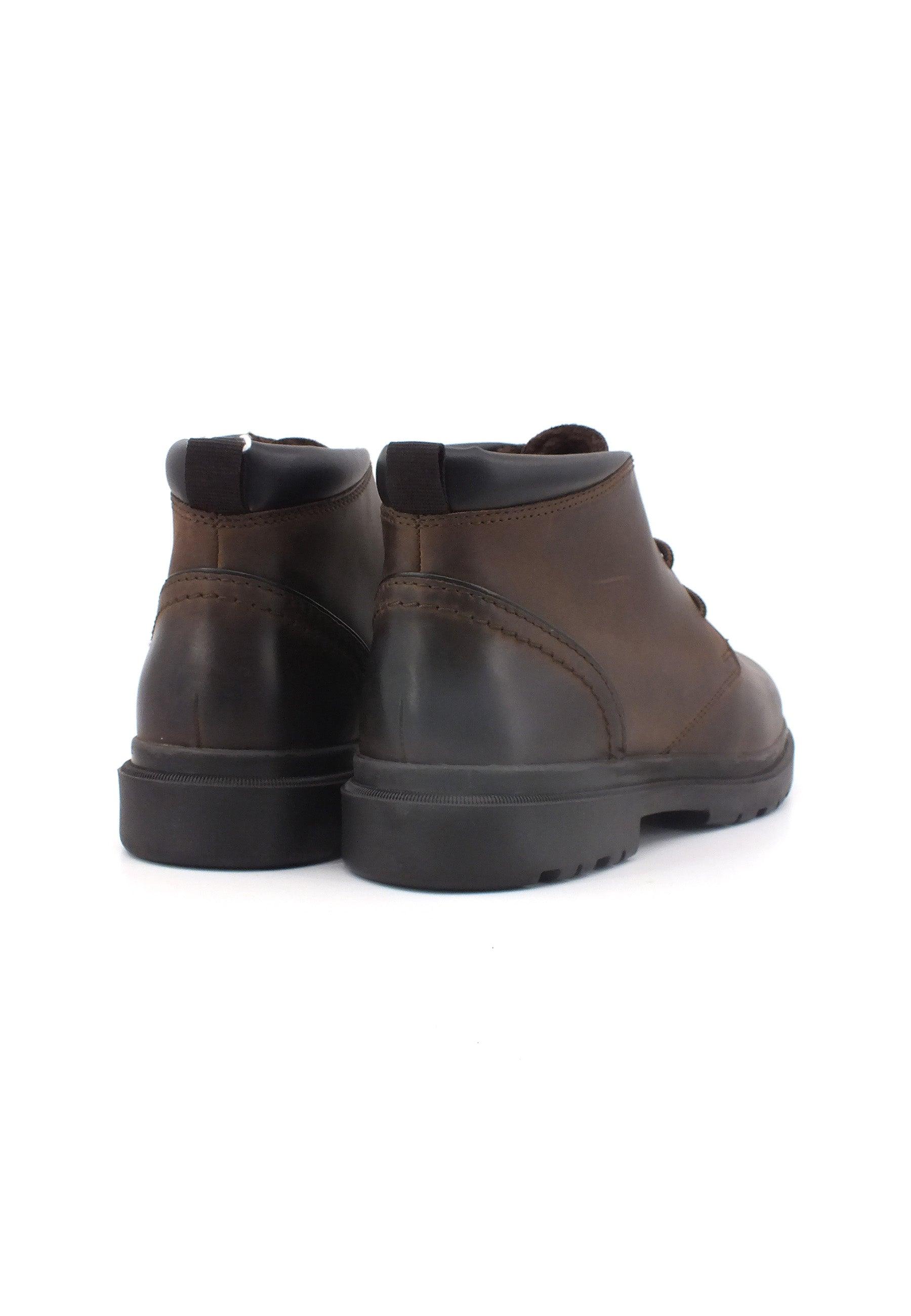 GEOX Andalo Stivaletto Stile Clark Uomo Coffee U36DDB000FFC6009 - Sandrini Calzature e Abbigliamento