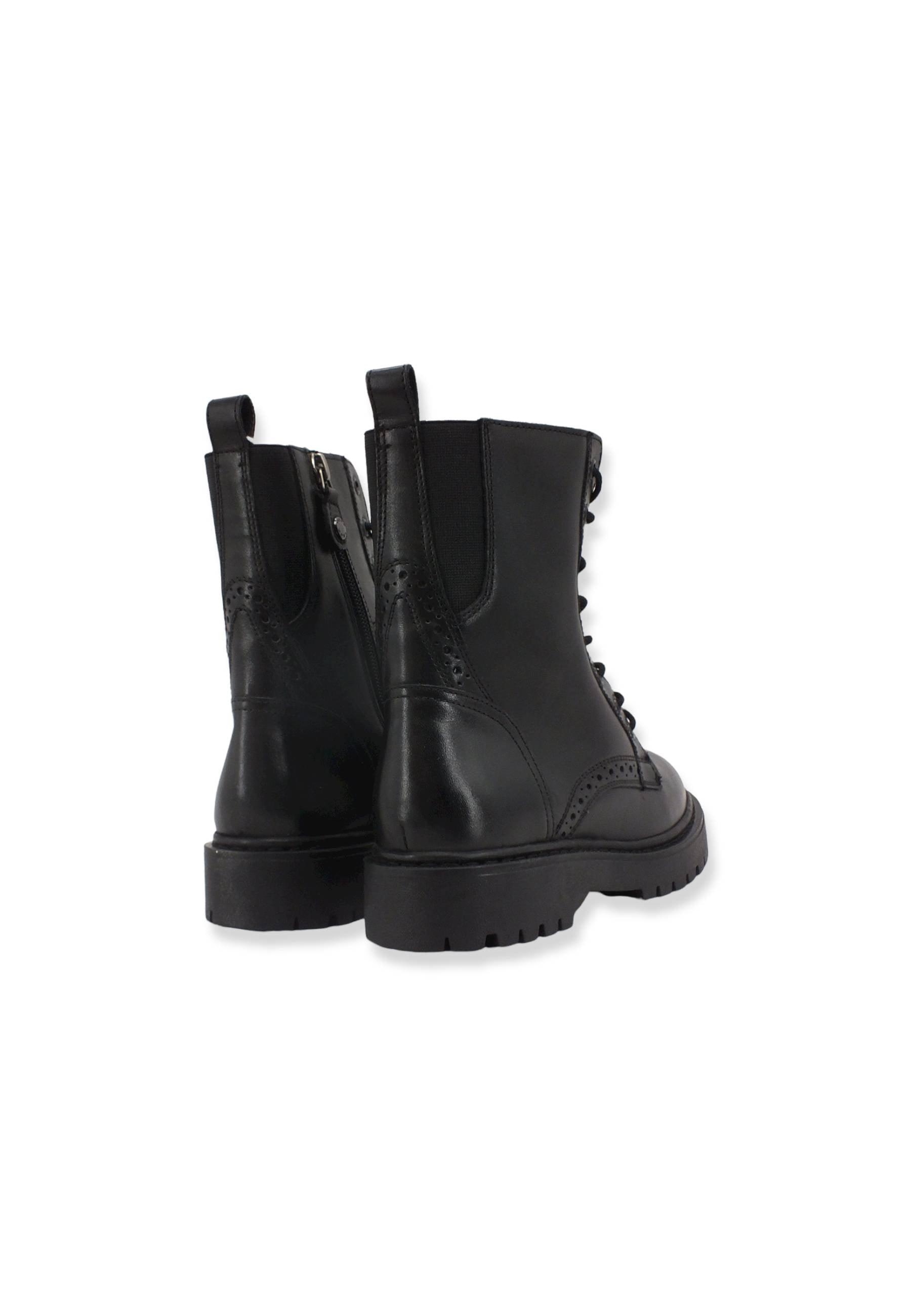 GEOX Bleyze Stivaletto Anfibio Donna Black D26QDD00043C9999 - Sandrini Calzature e Abbigliamento
