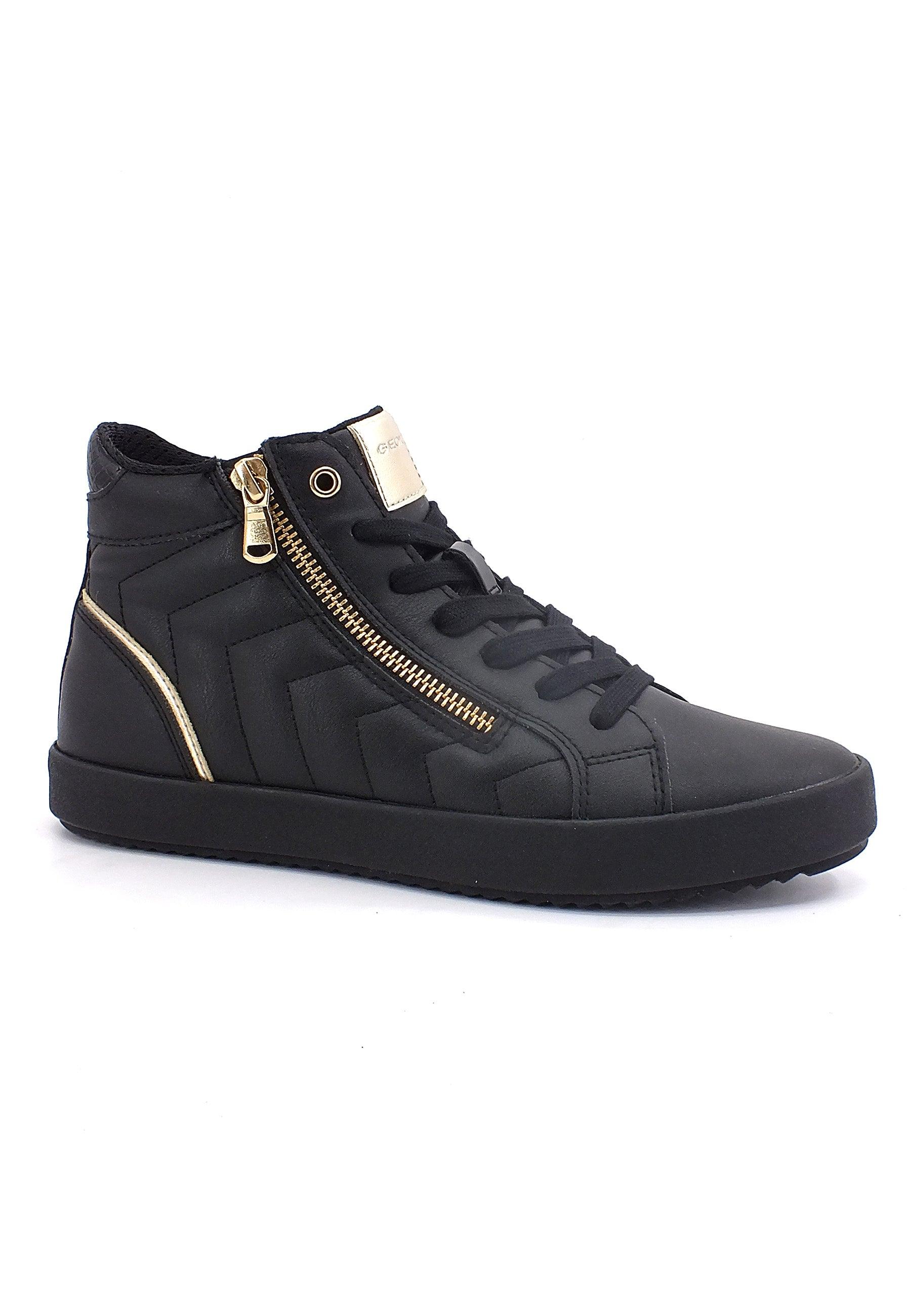 GEOX Blomiee Hi Sneaker Donna Black D266HE0BCARC9999 - Sandrini Calzature e Abbigliamento