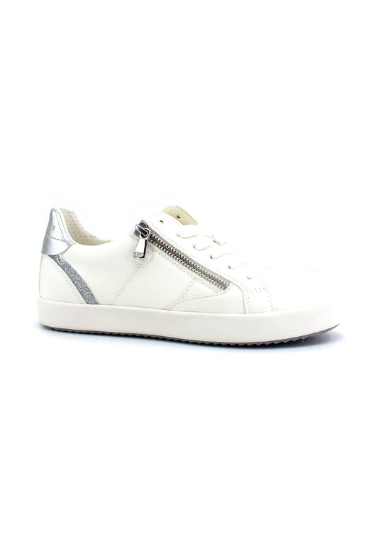 GEOX Blomiee Sneaker Donna Optic White Silver D356HE0BCBNC1151 - Sandrini Calzature e Abbigliamento