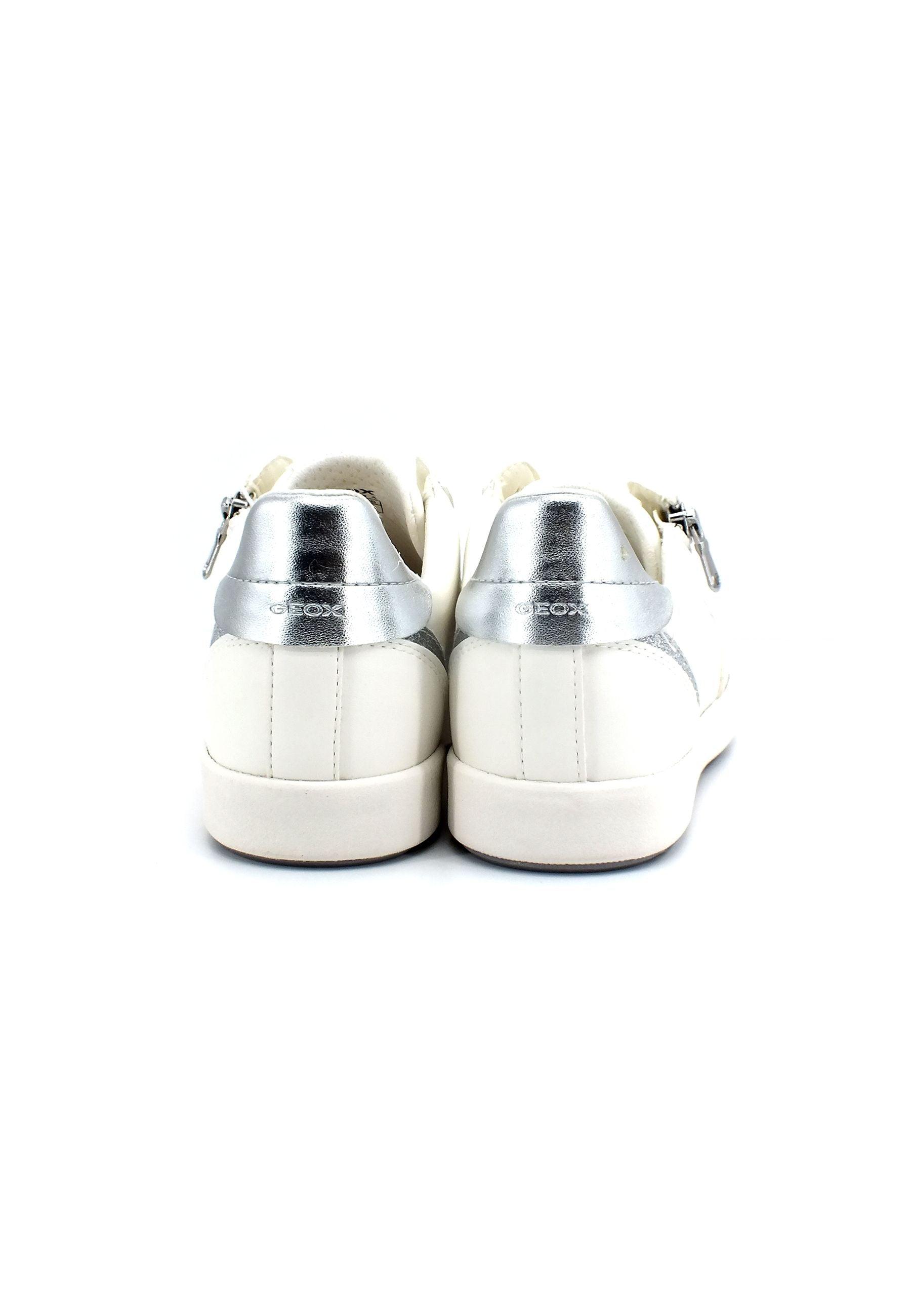 GEOX Blomiee Sneaker Donna Optic White Silver D356HE0BCBNC1151 - Sandrini Calzature e Abbigliamento