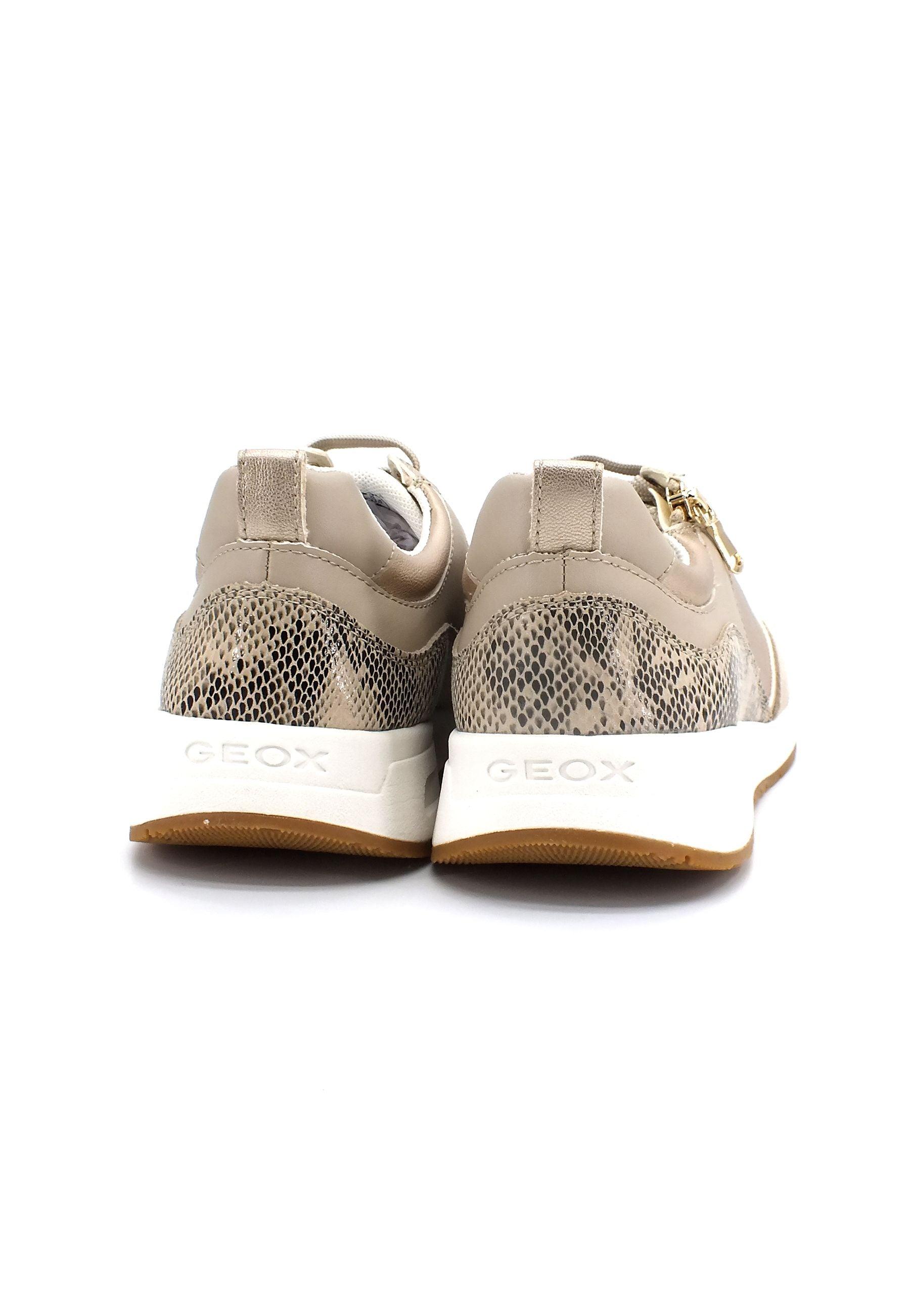 GEOX Bulmya Sneaker Donna Gold Taupe D35NQA0NFBCC2LH6 - Sandrini Calzature e Abbigliamento