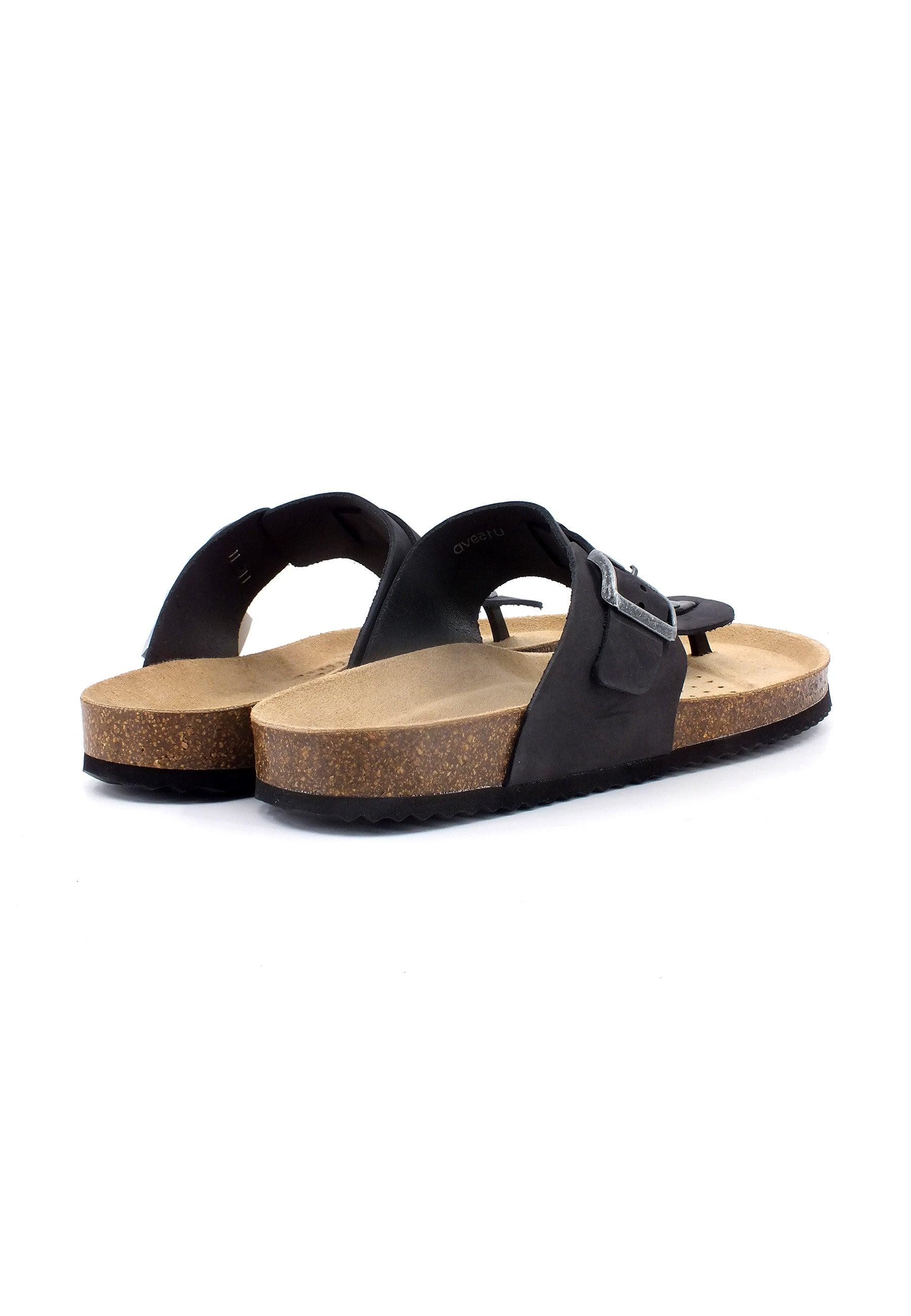 GEOX Ghita Ciabatta Infradito Uomo Black U159VD0032C9999 - Sandrini Calzature e Abbigliamento