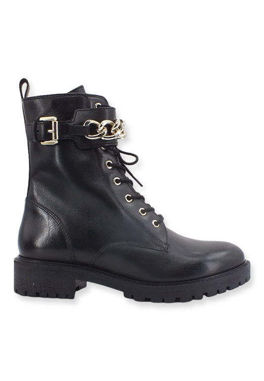 GEOX Hoara Stivaletto Anfibio Donna Black D26FTA00043C9999 - Sandrini Calzature e Abbigliamento