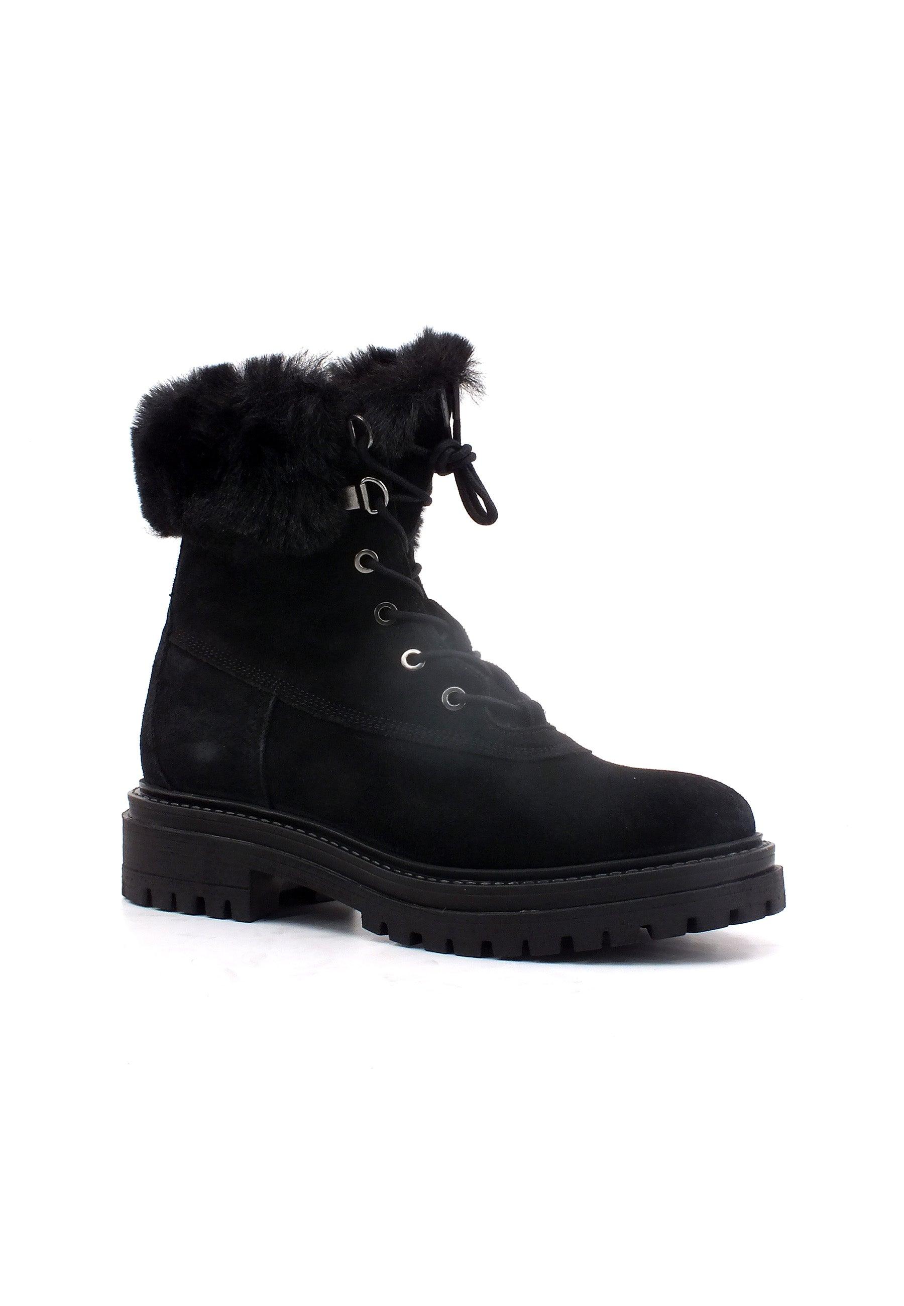 GEOX Iridea Stivaletto Anfibio Donna Black D26HRT022BHC9999 - Sandrini Calzature e Abbigliamento