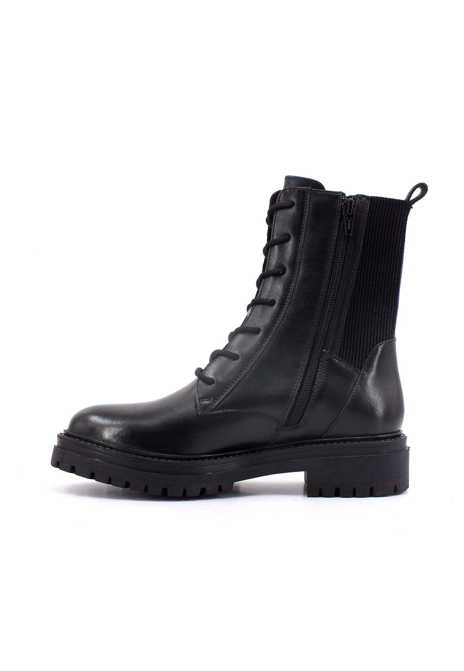 GEOX Iridea Stivaletto Anfibio Donna Black D36HRH043NHC9999 - Sandrini Calzature e Abbigliamento