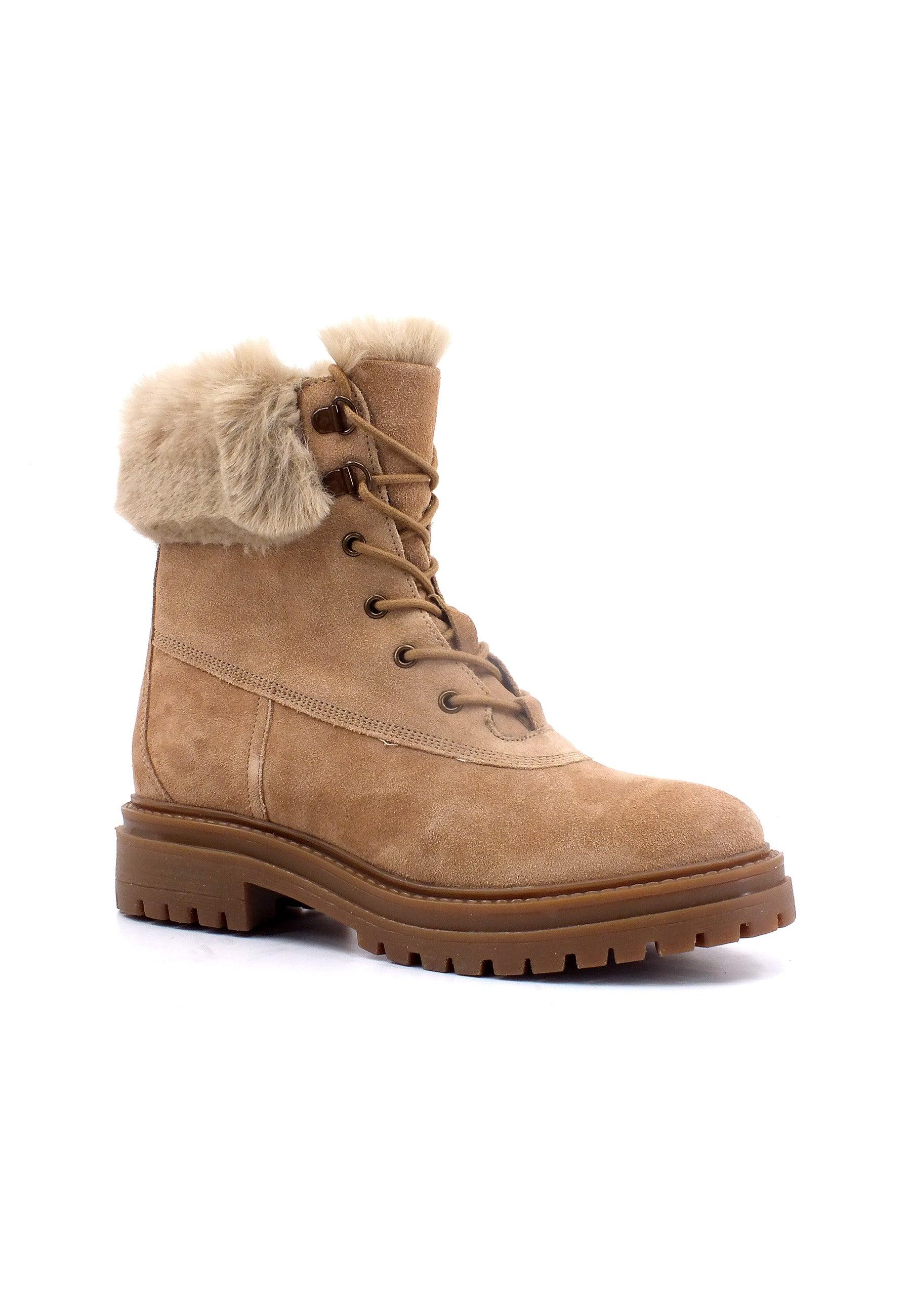GEOX Iridea Stivaletto Anfibio Donna Toffee Beige D26HRT022BHCS65A - Sandrini Calzature e Abbigliamento