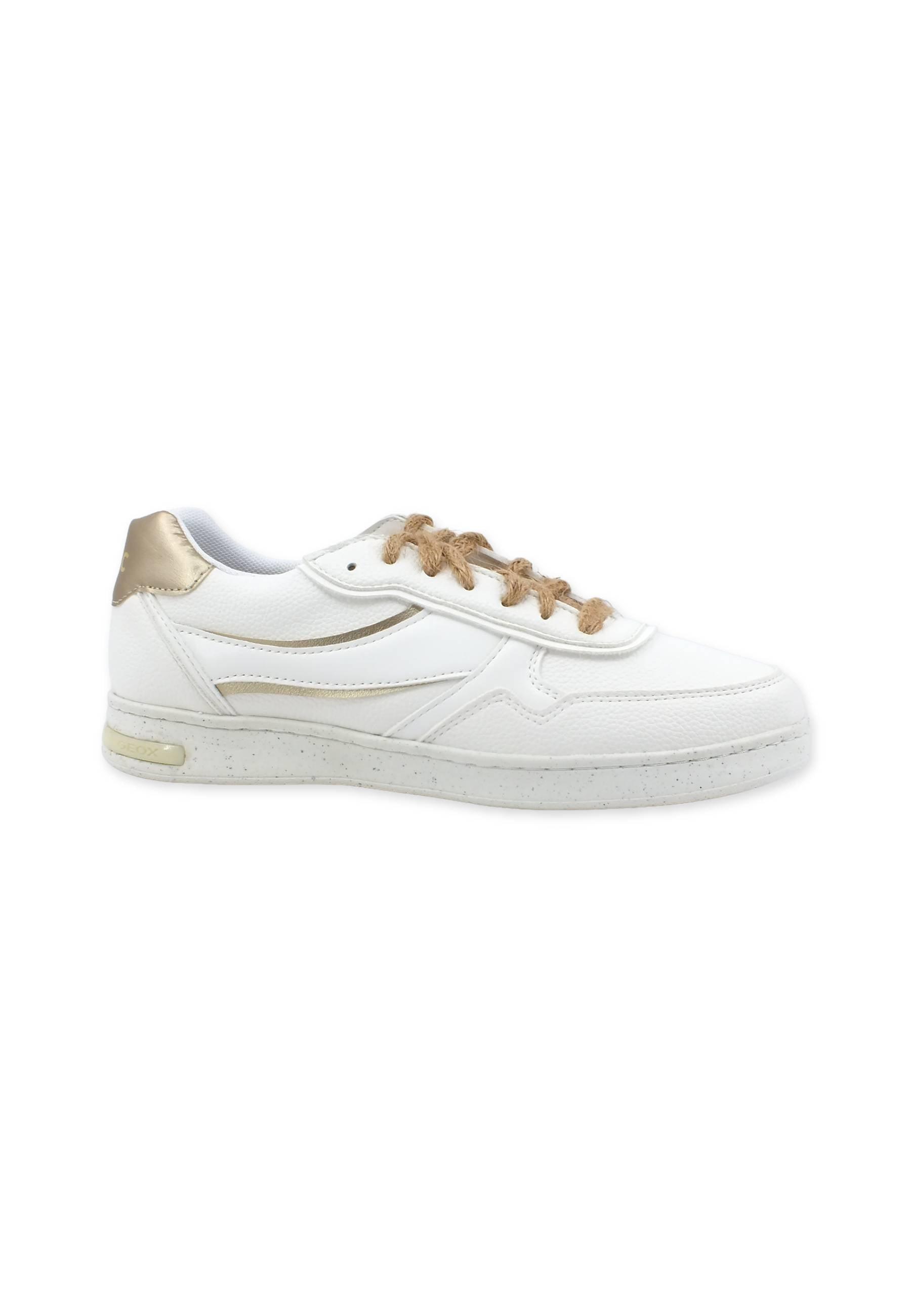 GEOX Jaysem Sneaker Donna White D261BG0BUBCC1000 - Sandrini Calzature e Abbigliamento