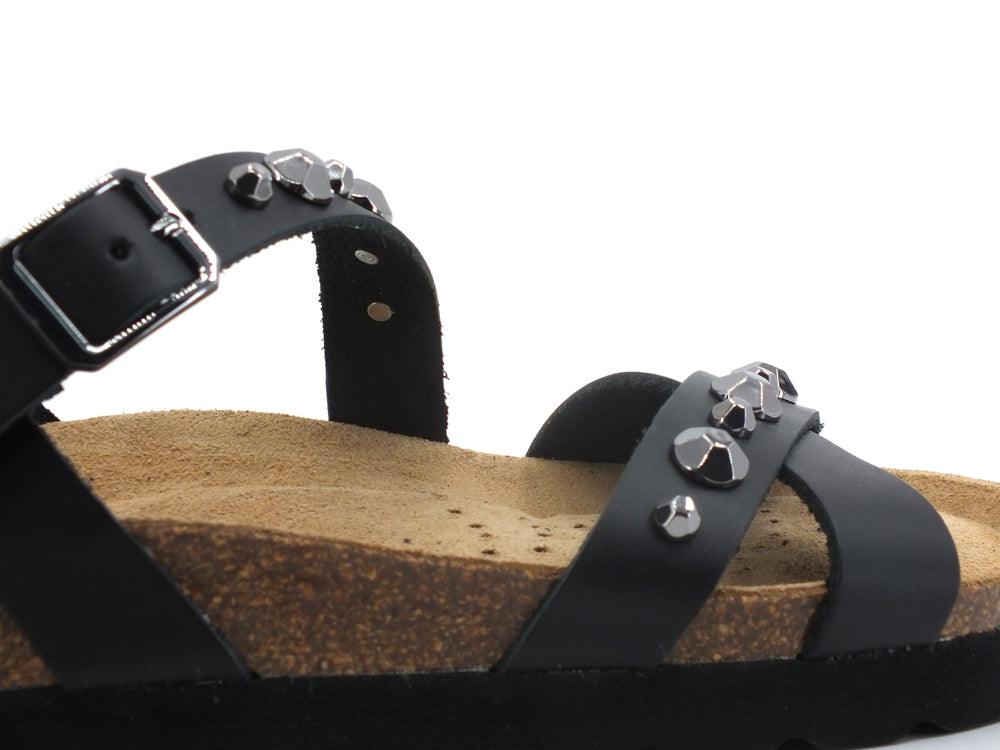 GEOX Sandalo Listini Borchie Brionia Black Nero - Sandrini Calzature e Abbigliamento