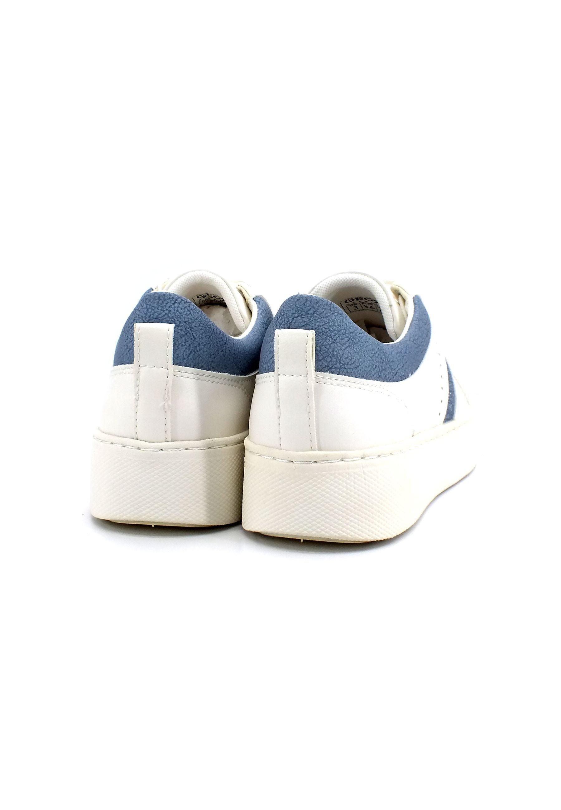 GEOX Skyely Sneaker Donna Glitter White Light Sky D35QXA0BCEKC1207 - Sandrini Calzature e Abbigliamento
