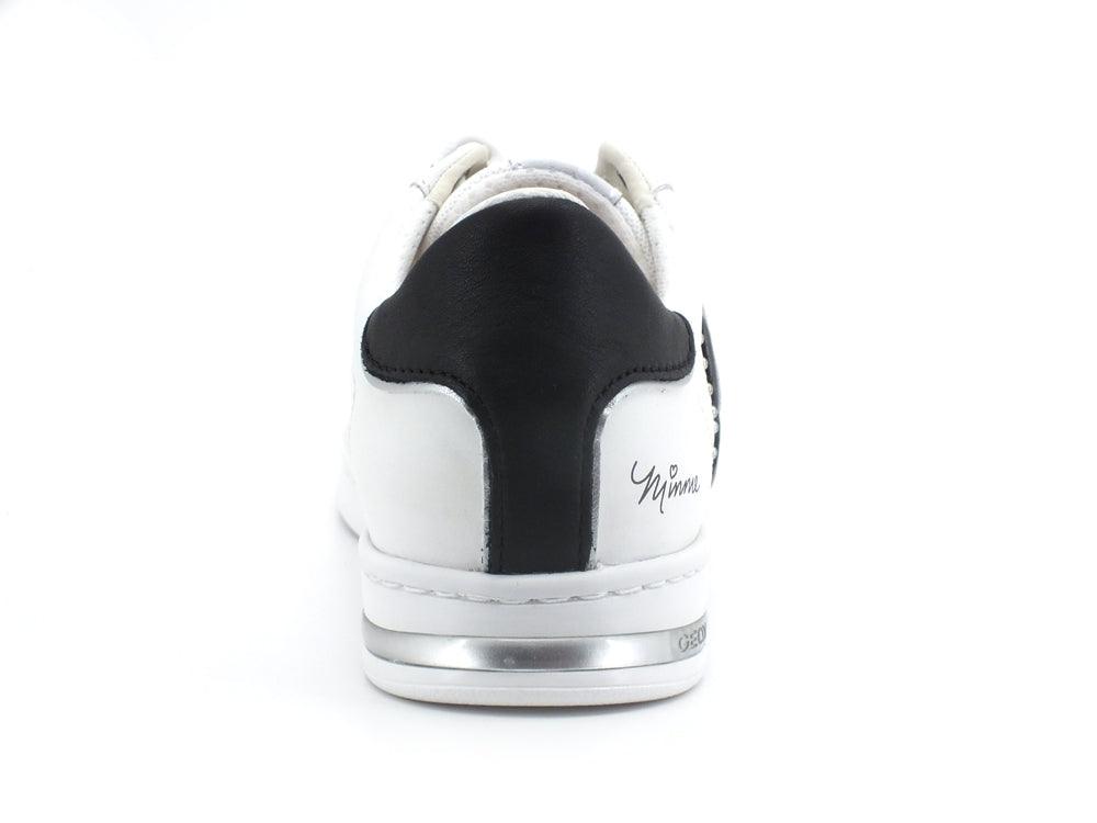 GEOX Sneaker Dinsey Minnie Retro Jaysen Bianco Nero - Sandrini Calzature e Abbigliamento