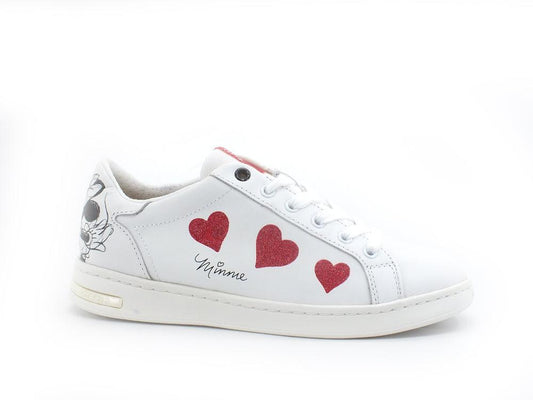 GEOX Sneaker Heart Disney Mickey Mouse Jaysen Bianco - Sandrini Calzature e Abbigliamento