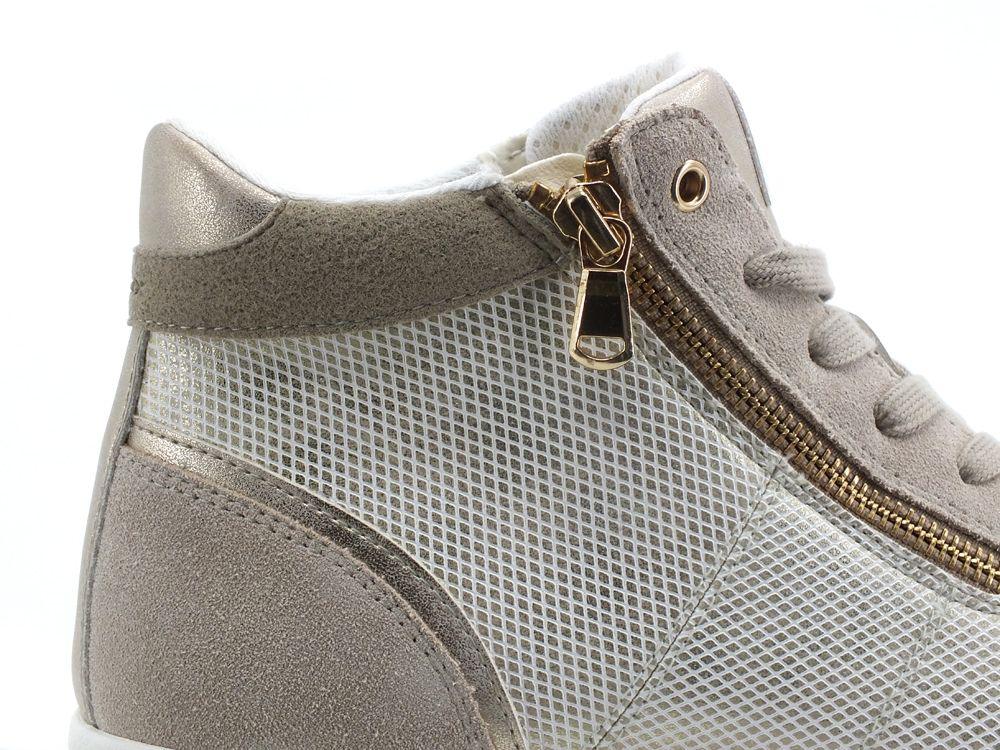 GEOX Sneaker Hi Metal Blombiee Oro - Sandrini Calzature e Abbigliamento