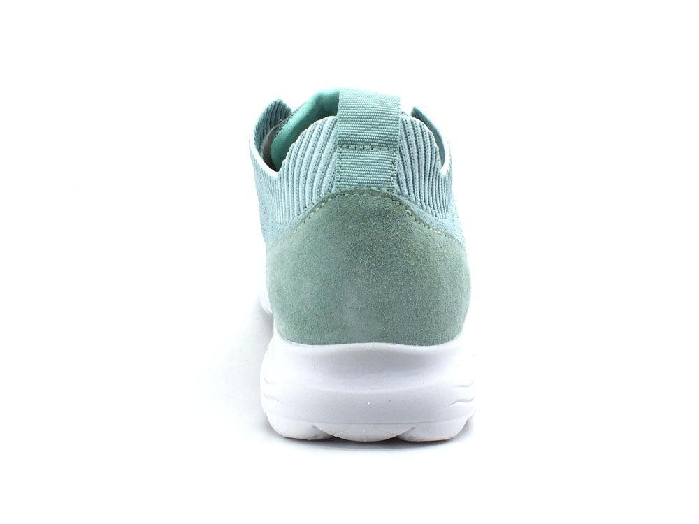GEOX Sneaker Running Knitted Spherica Azzurro - Sandrini Calzature e Abbigliamento