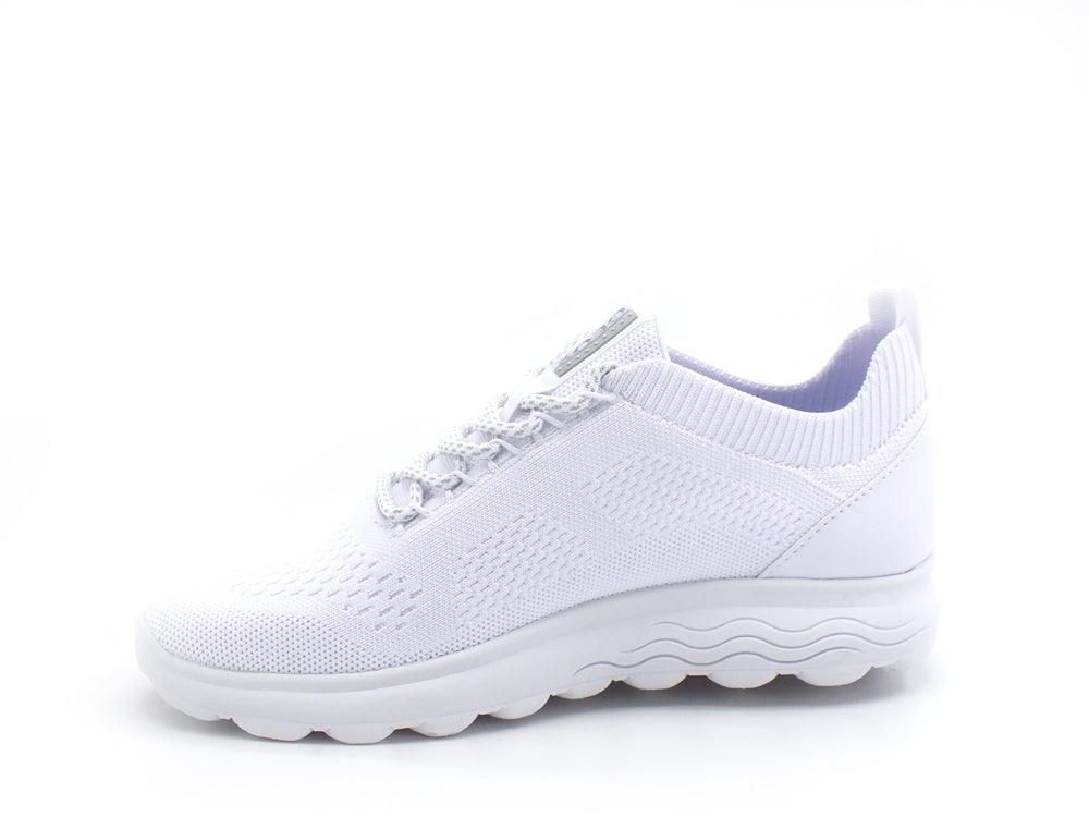 GEOX Sneaker Running Knitted Spherica Bianco - Sandrini Calzature e Abbigliamento