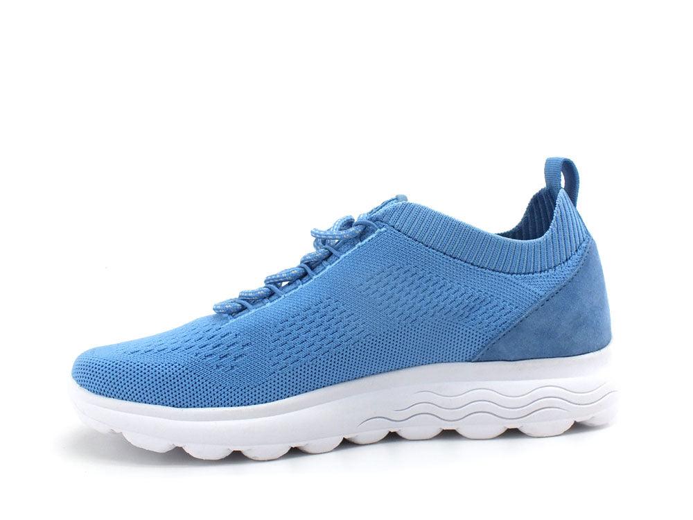 GEOX Sneaker Running Knitted Spherica Bluette Azzurro - Sandrini Calzature e Abbigliamento