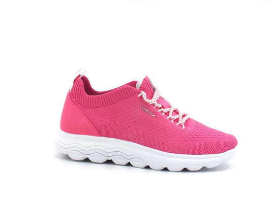 GEOX Sneaker Running Knitted Spherica Fuxia - Sandrini Calzature e Abbigliamento