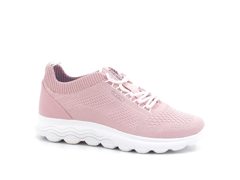 GEOX Sneaker Running Knitted Spherica Rosa - Sandrini Calzature e Abbigliamento