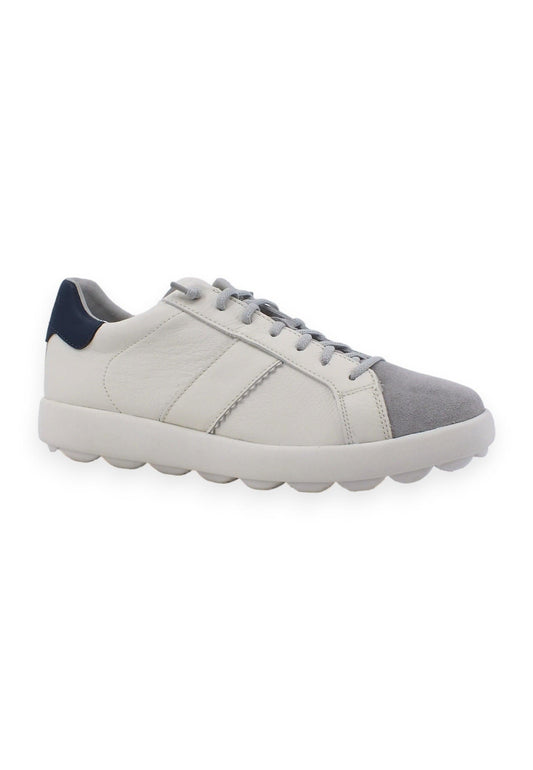 GEOX Spherica Sneaker Uomo White Grey U36FYC04622C1995 - Sandrini Calzature e Abbigliamento