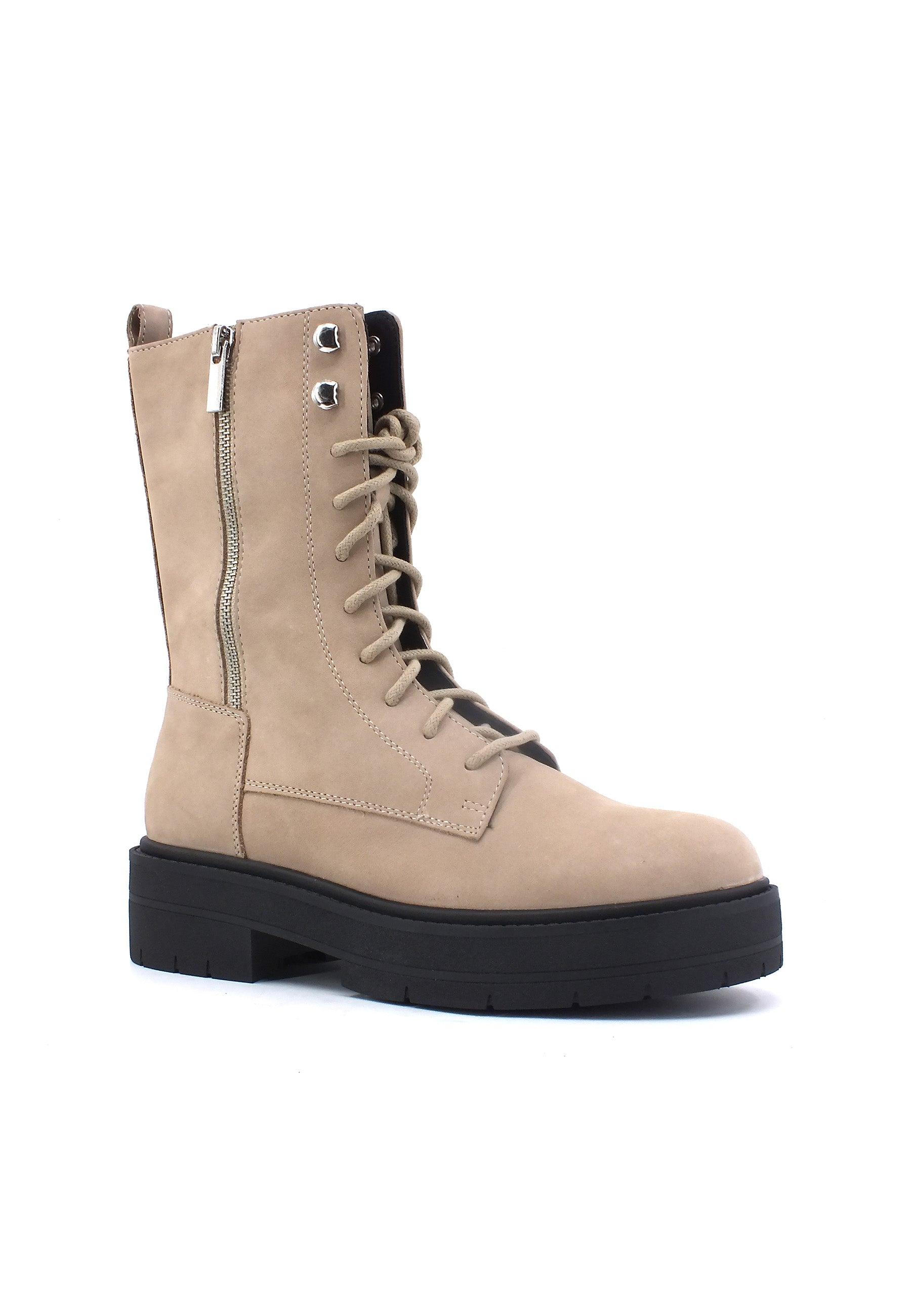 GEOX Spherica Stivaletto Anfibio Donna Sand D36VDJ000CLC5004 - Sandrini Calzature e Abbigliamento