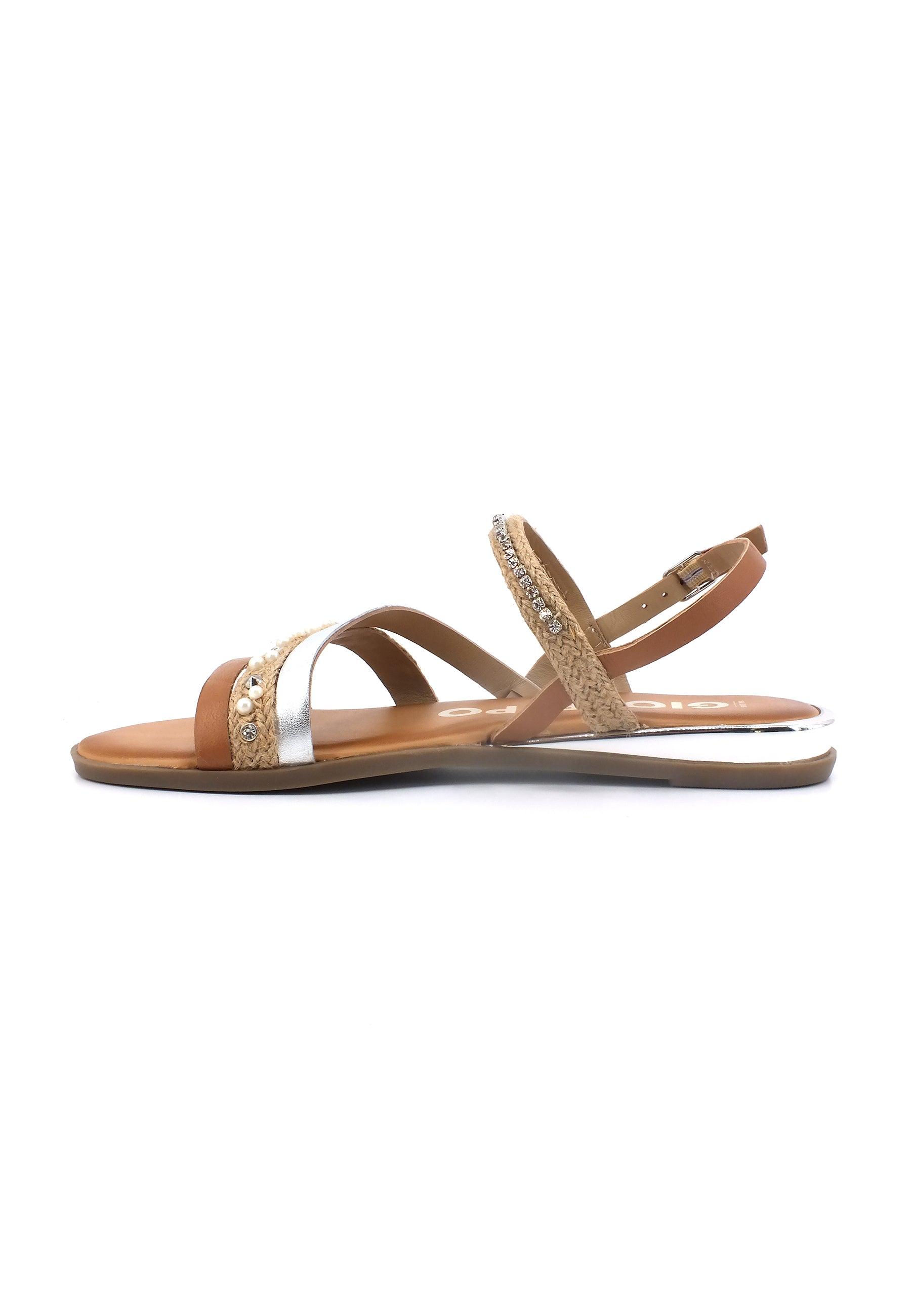 GIOSEPPO Baneins Sandalo Donna Tan 68399 - Sandrini Calzature e Abbigliamento