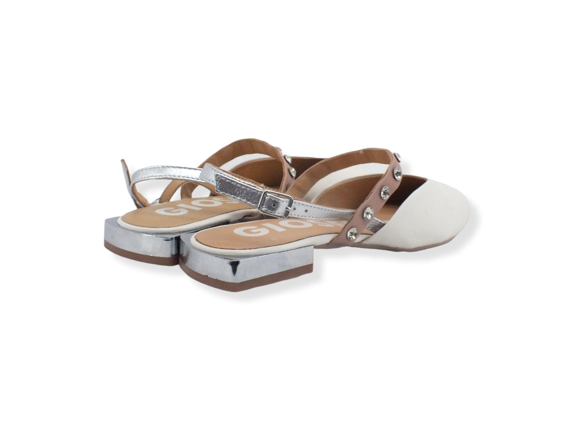 GIOSEPPO Ceggia Sandalo Donna Off White 65918 - Sandrini Calzature e Abbigliamento