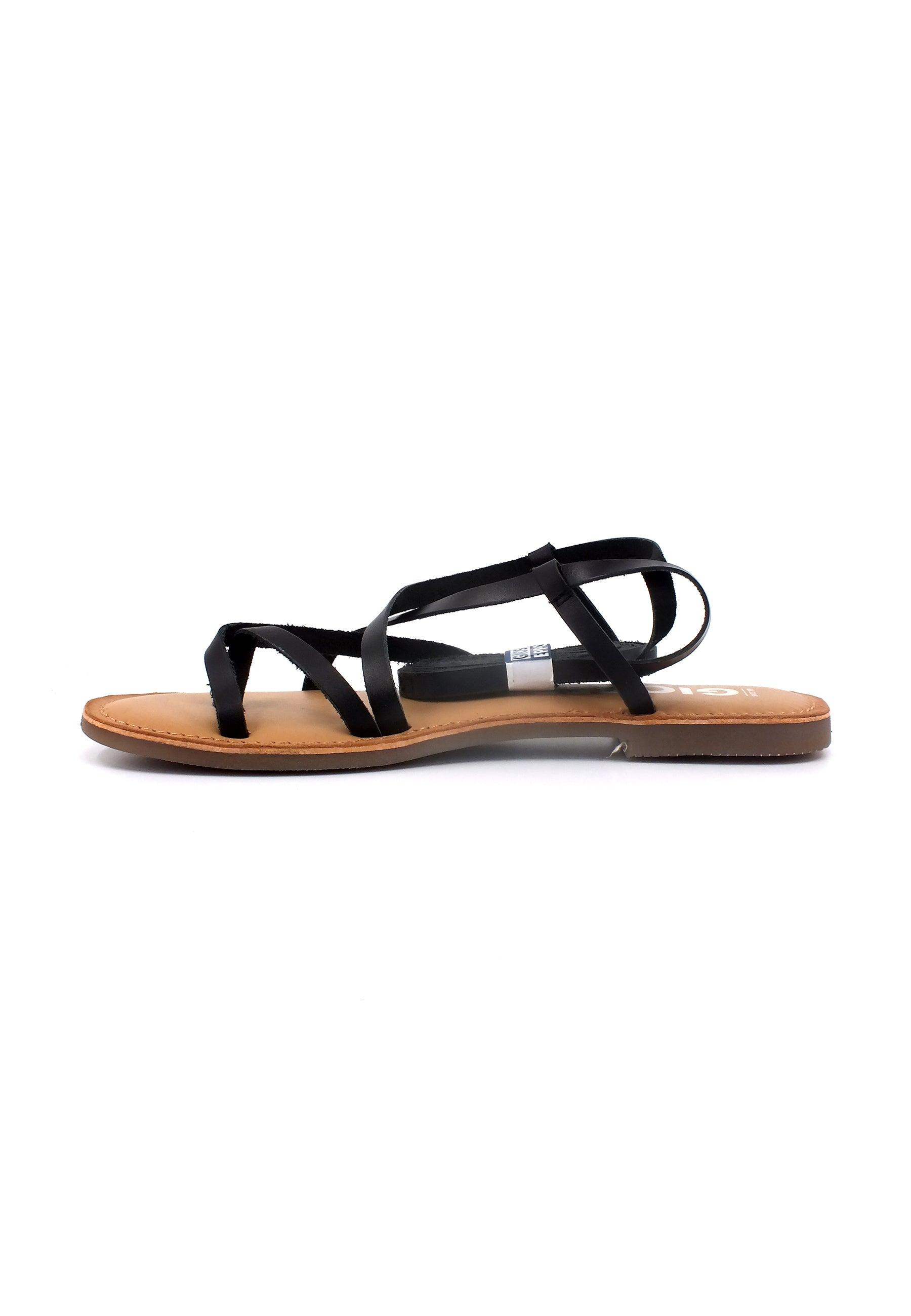 GIOSEPPO Lussat Sandalo Gladiator Donna Black 69115 - Sandrini Calzature e Abbigliamento