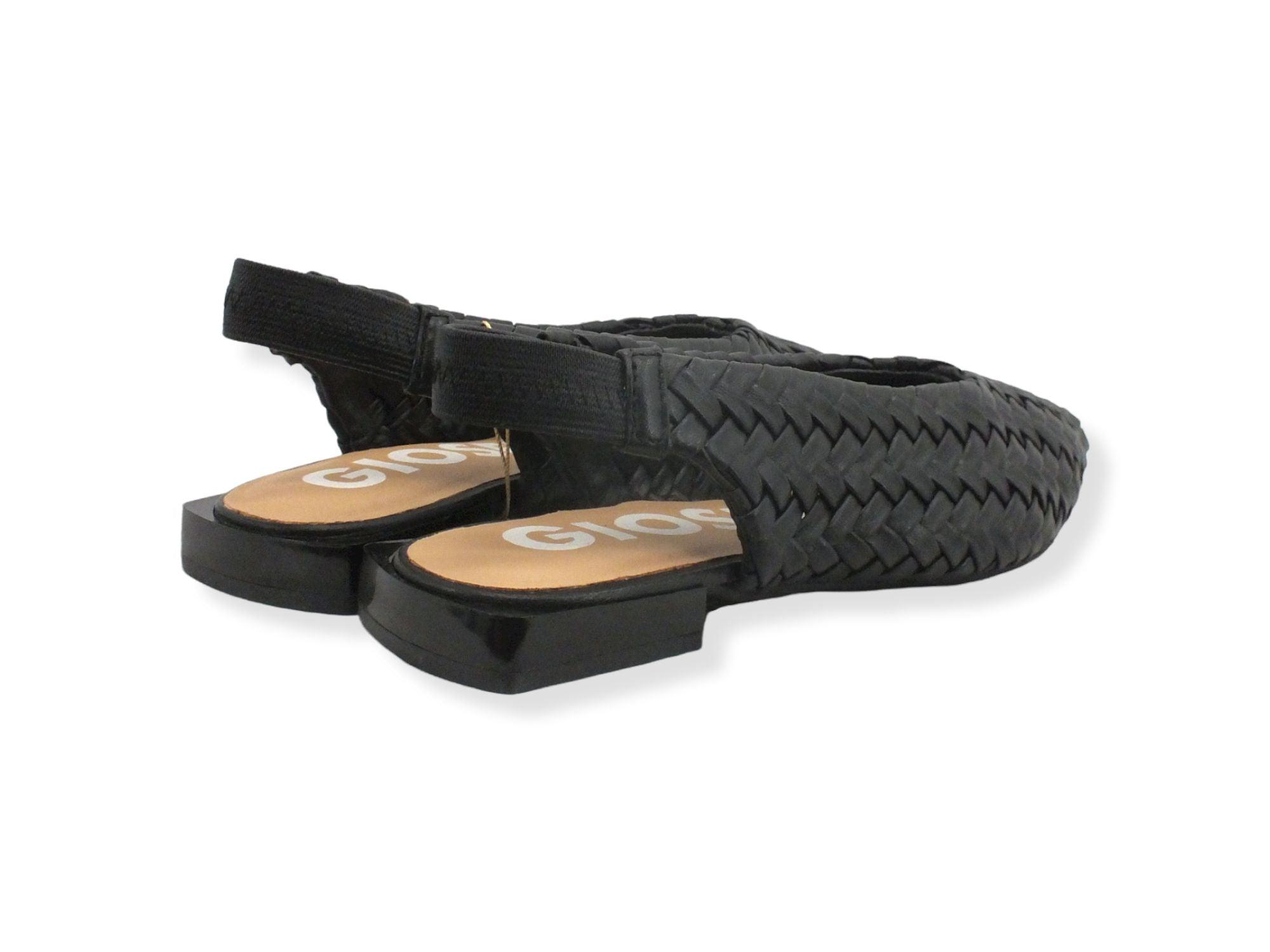 GIOSEPPO Orotina Sandalo Ballerina Tallone Aperto Black 65925 - Sandrini Calzature e Abbigliamento