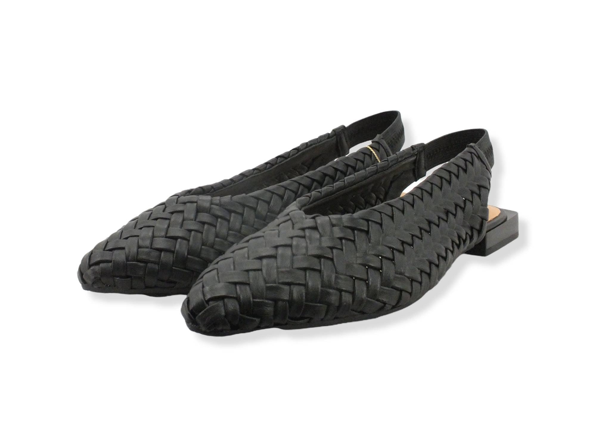 GIOSEPPO Orotina Sandalo Ballerina Tallone Aperto Black 65925 - Sandrini Calzature e Abbigliamento