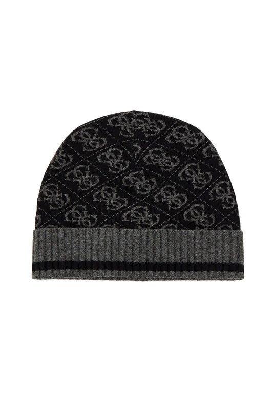GUESS Beanie Kit Berretta Uomo Dark Black AM5028POL01 - Sandrini Calzature e Abbigliamento