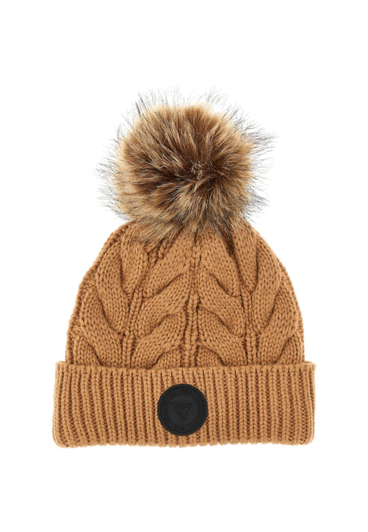 GUESS Berretta Donna Coffee Cream AW9959WOL01 - Sandrini Calzature e Abbigliamento