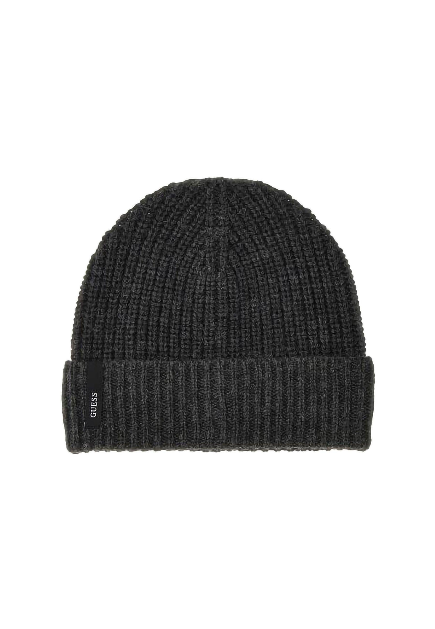 GUESS Berretta Uomo Dark Grey Melange AM5025POL01 - Sandrini Calzature e Abbigliamento