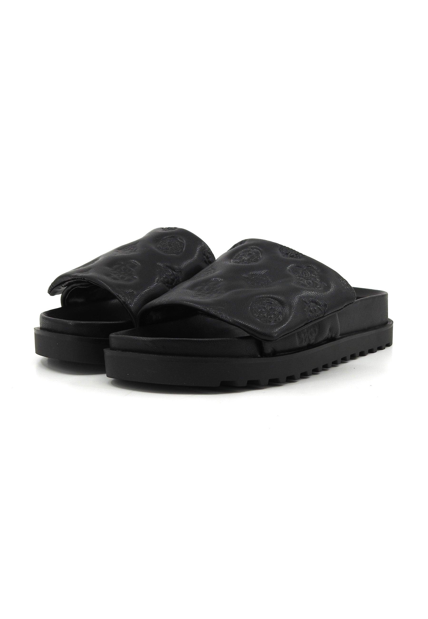 GUESS Ciabatta Donna Black FLJFABFAL19 - Sandrini Calzature e Abbigliamento