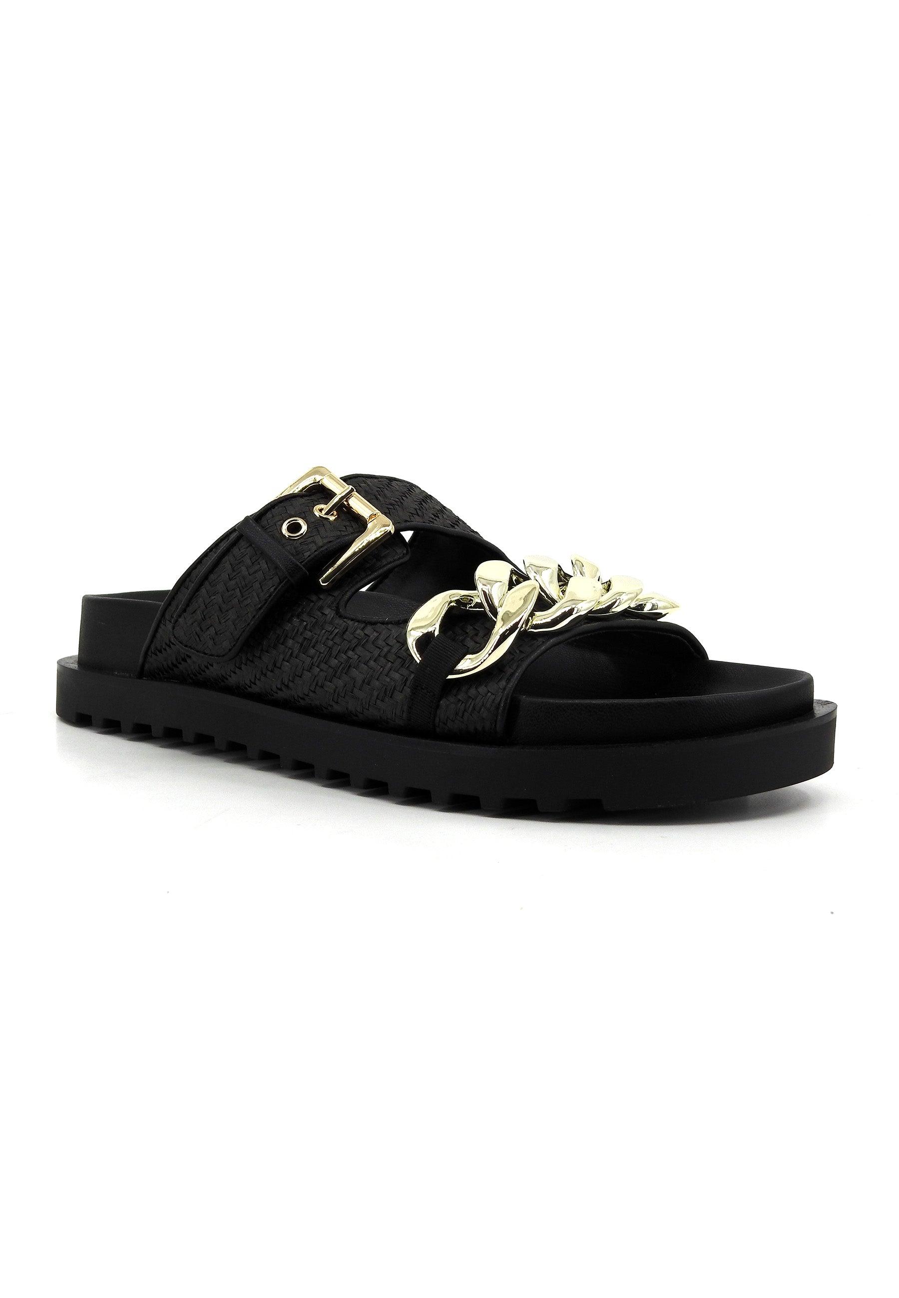 GUESS Ciabatta Donna Black FLJFTMFAB03 - Sandrini Calzature e Abbigliamento