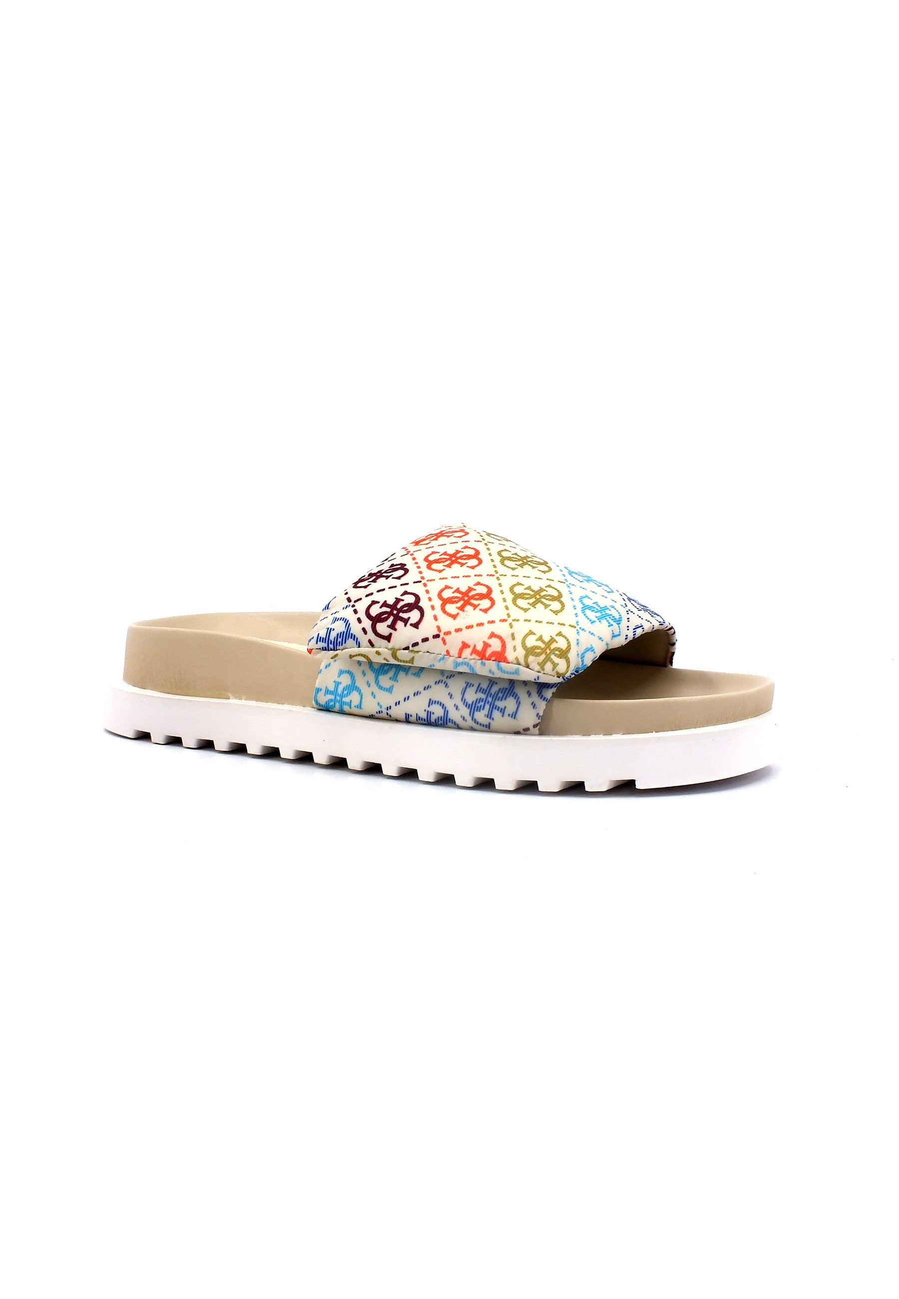 GUESS Ciabatta Donna Fantasia Multi FL6FZYFAL19 - Sandrini Calzature e Abbigliamento