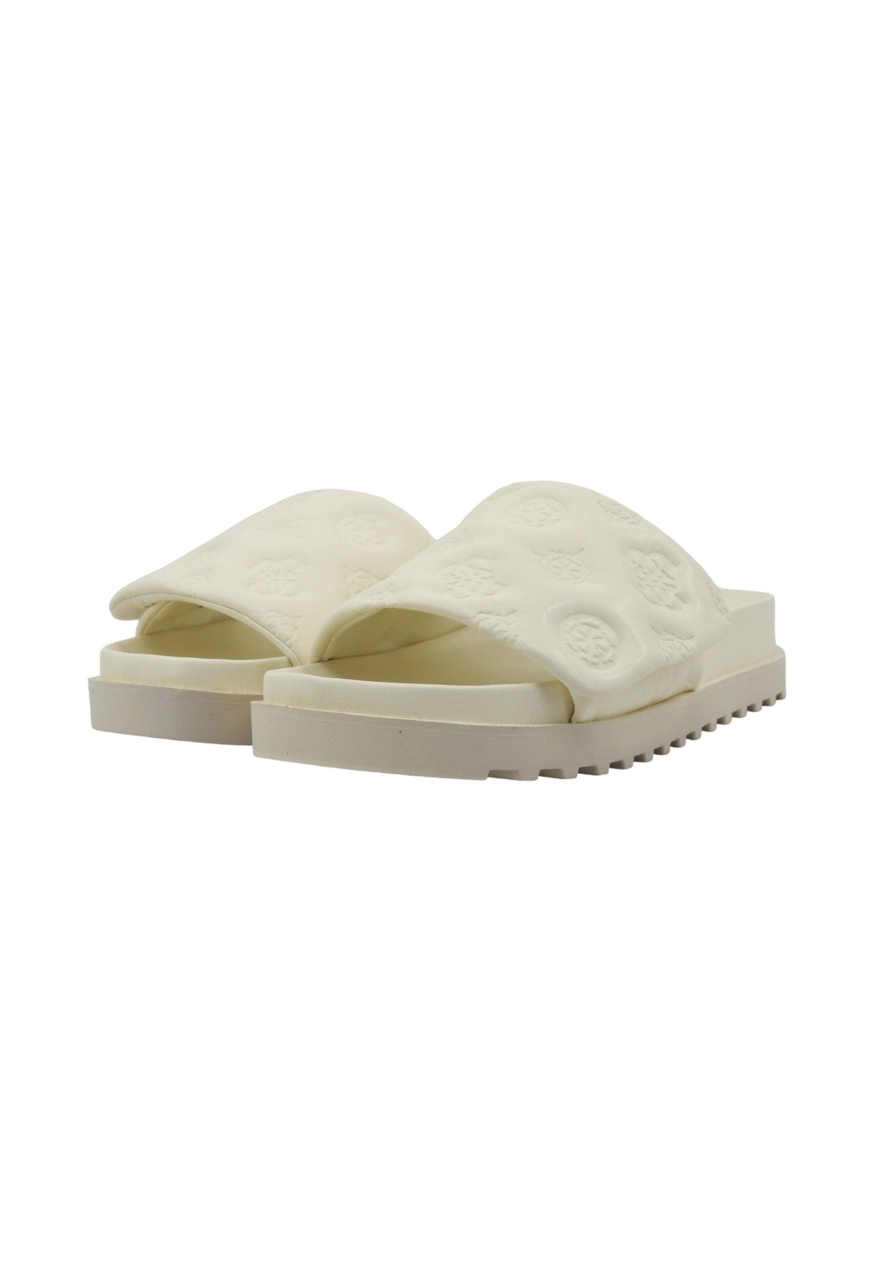GUESS Ciabatta Donna Ivory Bianco FLJFABFAL19 - Sandrini Calzature e Abbigliamento