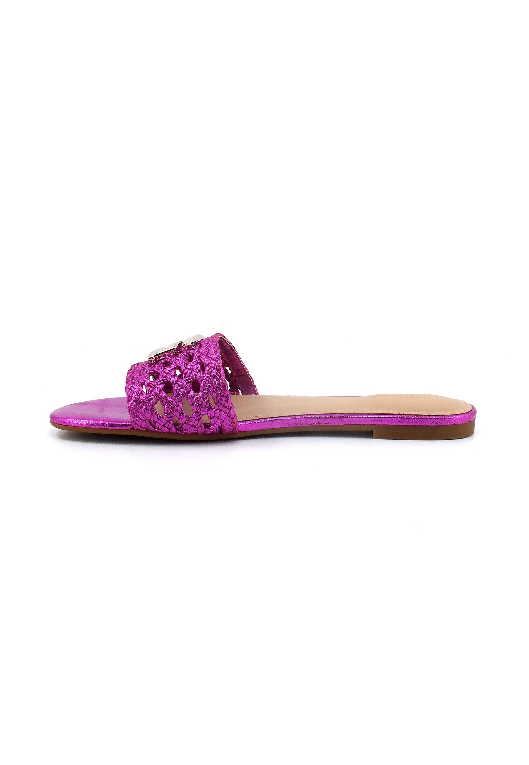 GUESS Ciabatta Intreccio Donna Fuxia FL6TSSELE19 - Sandrini Calzature e Abbigliamento