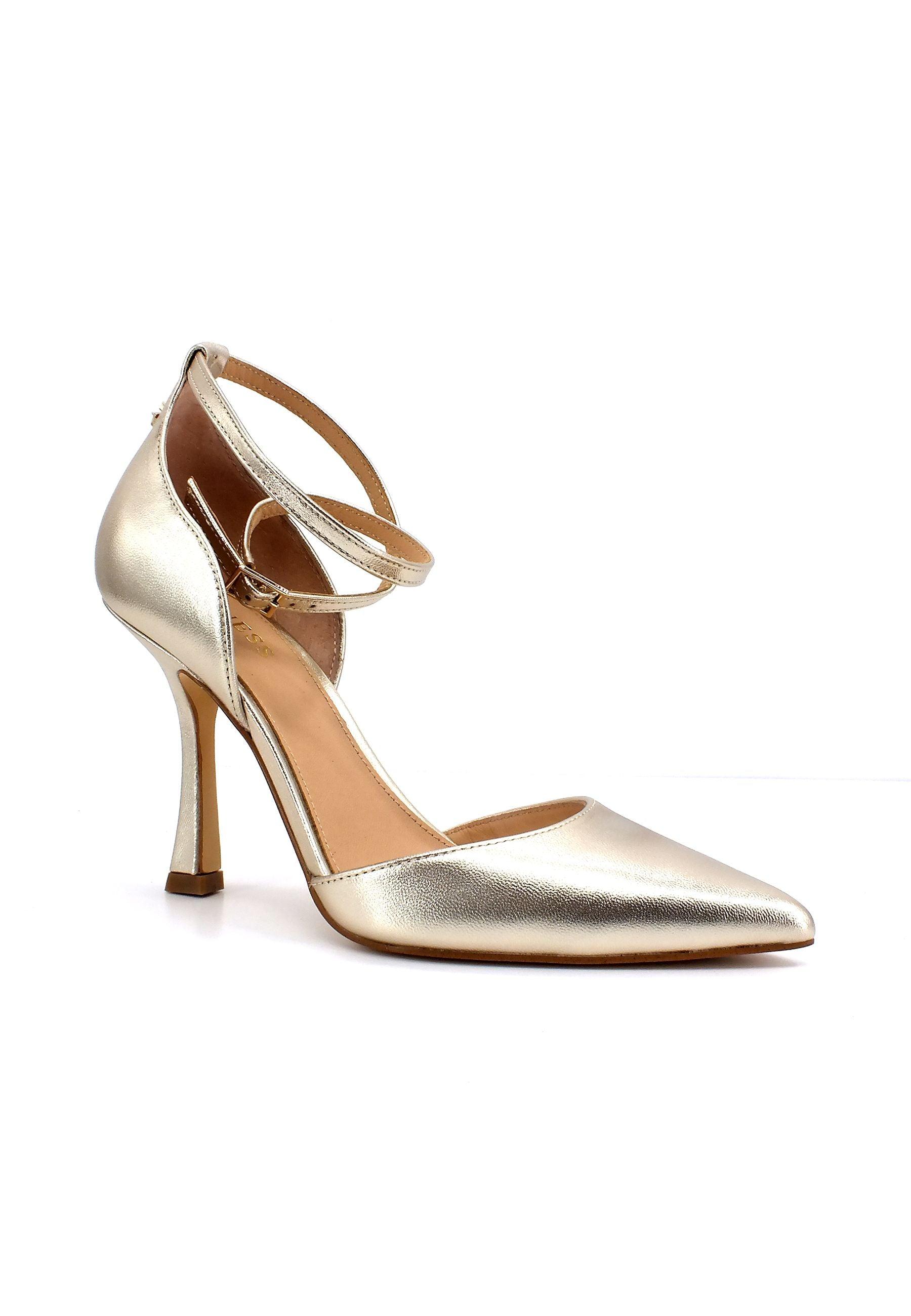 GUESS Décolléte Laminato Oro Platino FL5PIELEM08 - Sandrini Calzature e Abbigliamento