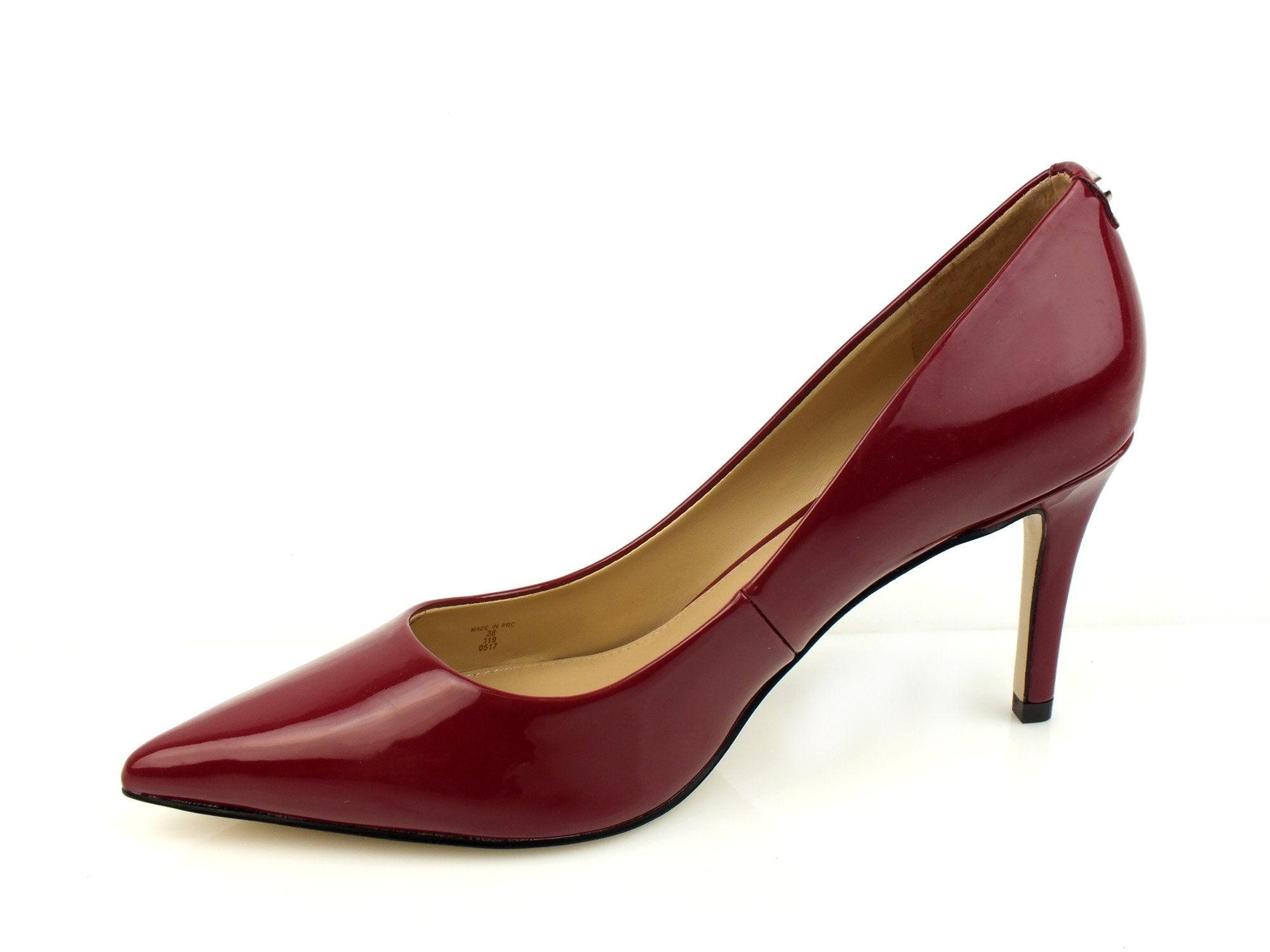 GUESS décolleté vernice donna tacco 8 PELLE RED BORDEAUX FLEL73PAT08 invern 2018 - Sandrini Calzature e Abbigliamento