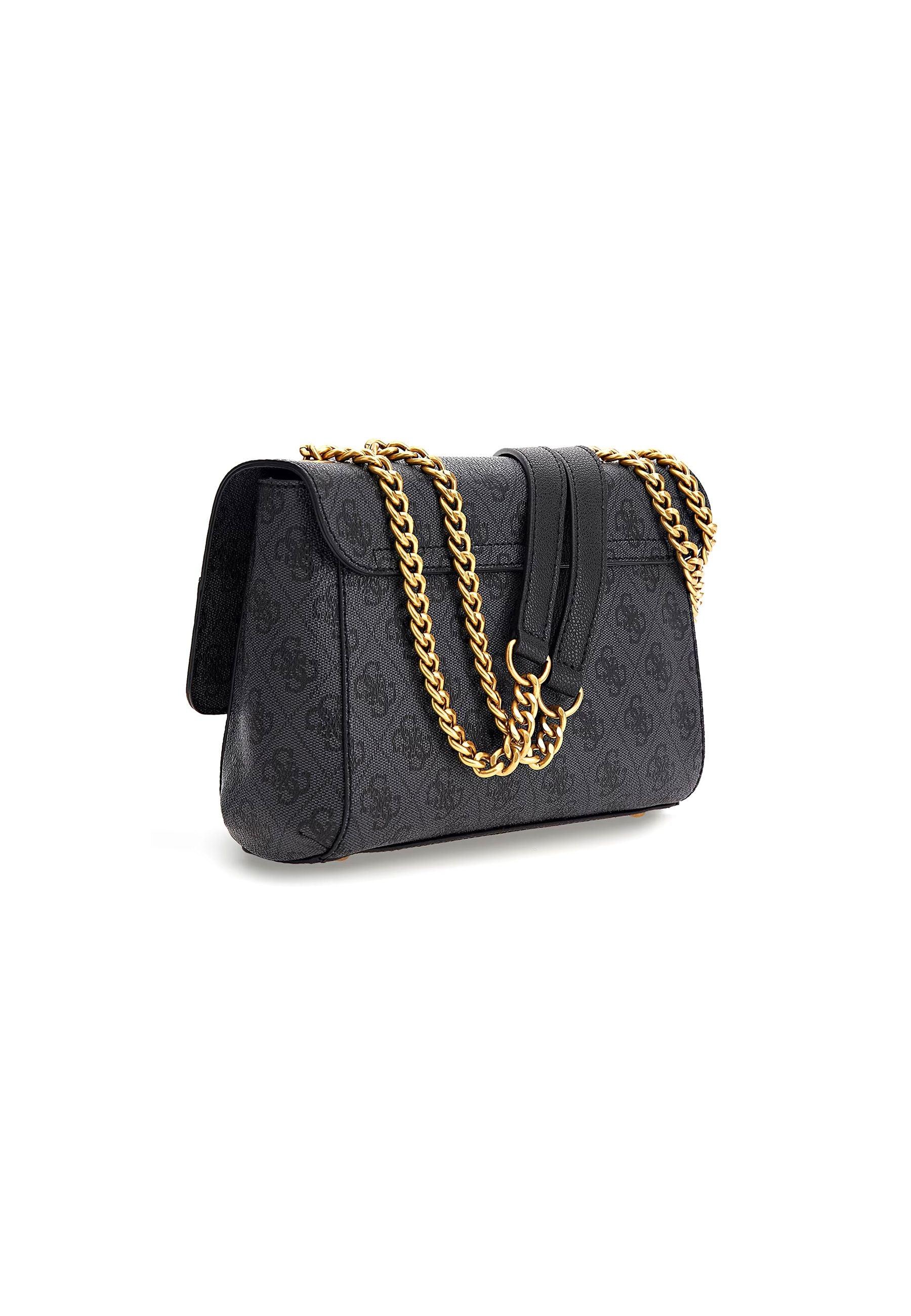 GUESS Nell Borsa Tracolla Crossbody Coal Logo SB873521 - Sandrini Calzature e Abbigliamento