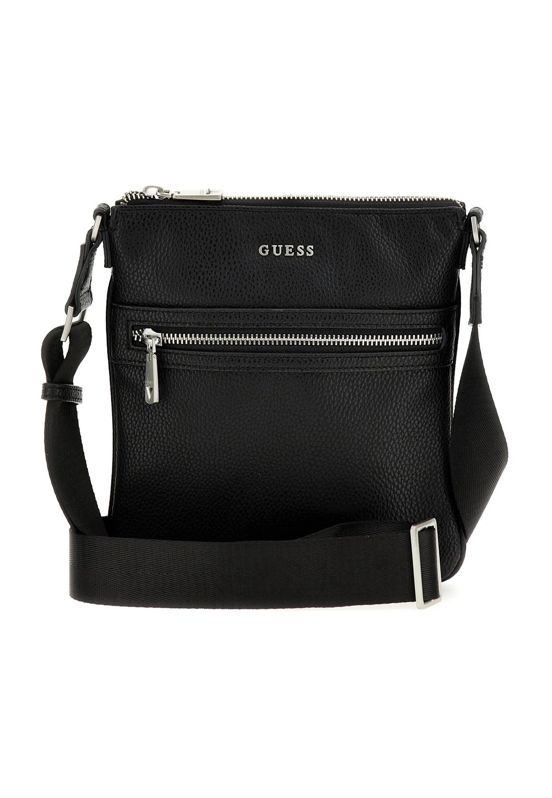 GUESS Riviera Borsello Tracolla Uomo Black HMRIVIP3376 - Sandrini Calzature e Abbigliamento