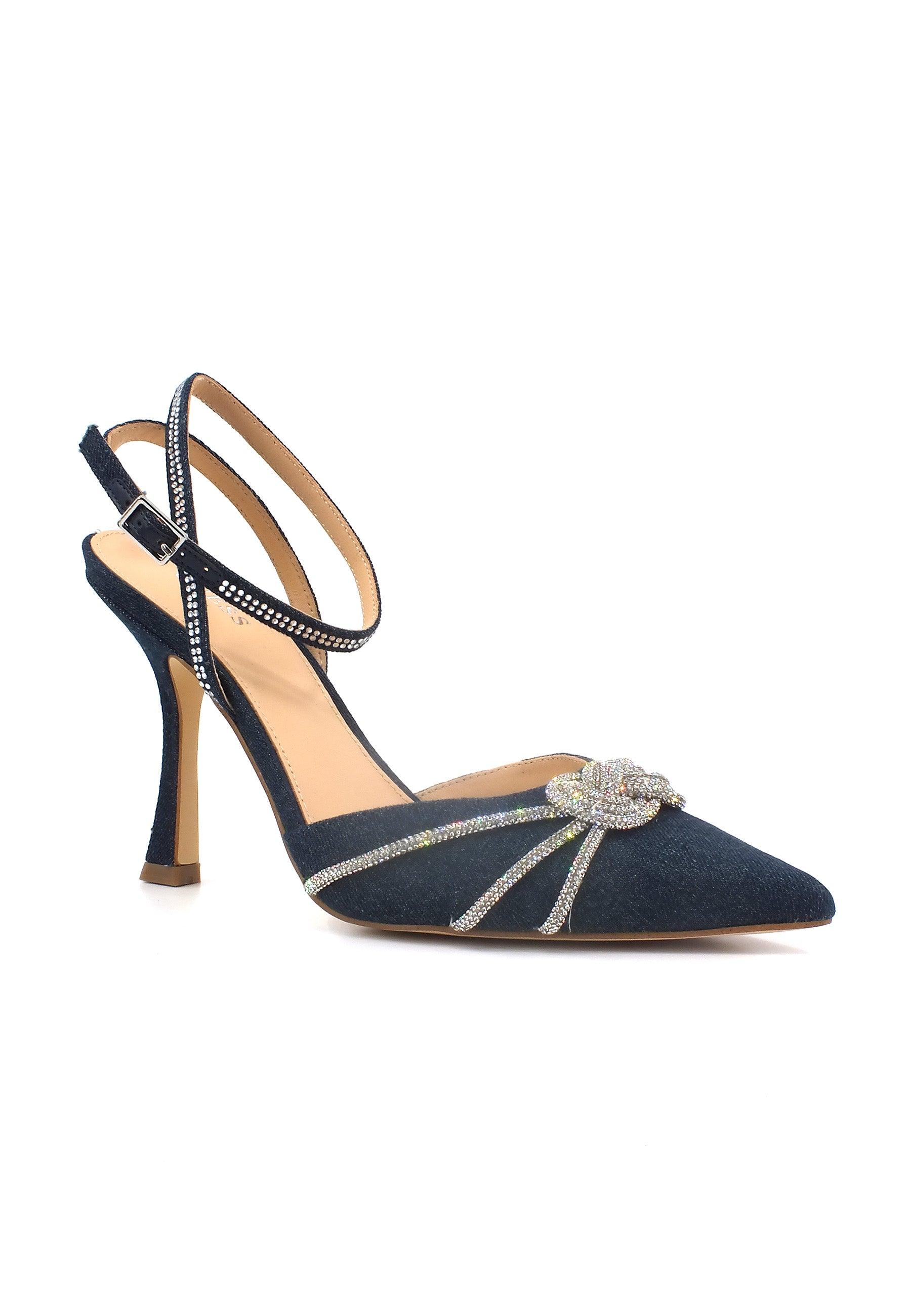 GUESS Sandalo Chanel Donna Blue FL5SN3DEN03 - Sandrini Calzature e Abbigliamento