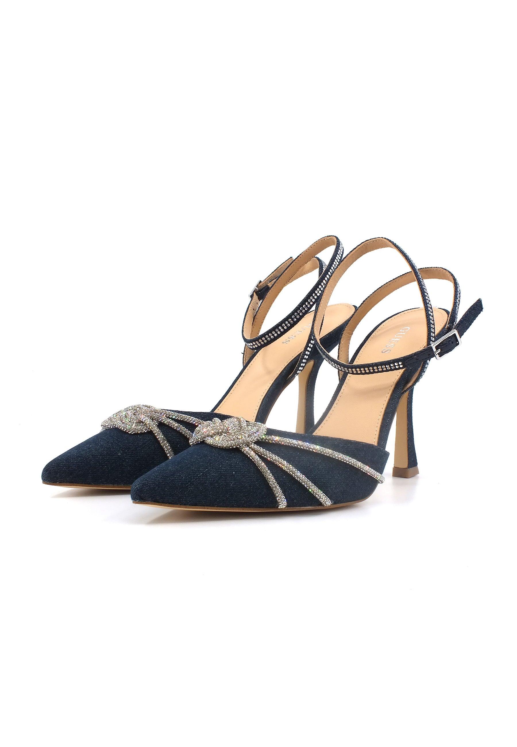GUESS Sandalo Chanel Donna Blue FL5SN3DEN03 - Sandrini Calzature e Abbigliamento