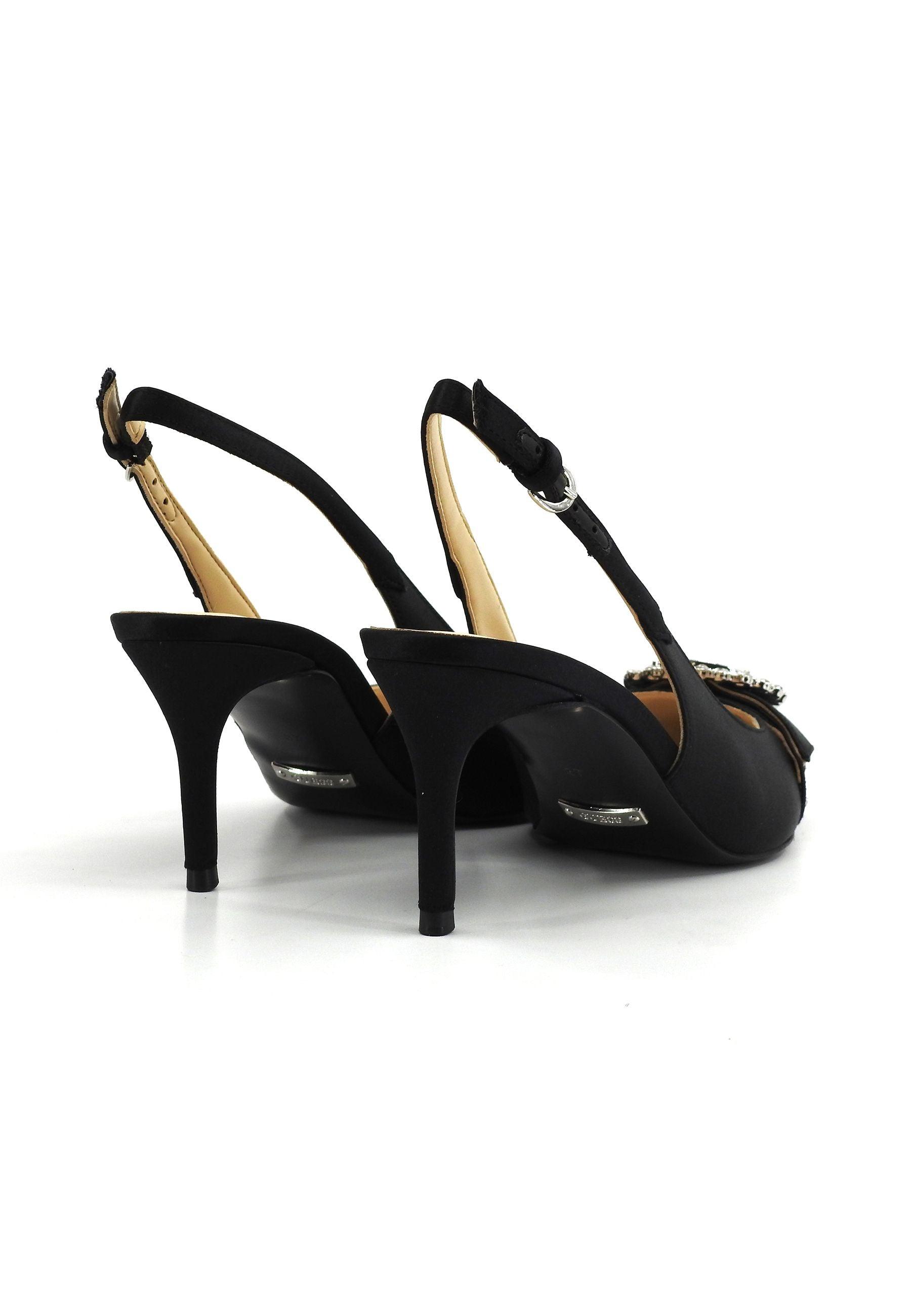 GUESS Sandalo Tacco Donna Black FLJBRASAT05 - Sandrini Calzature e Abbigliamento