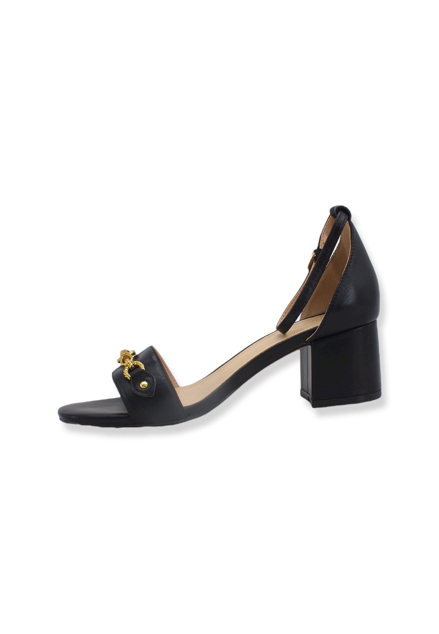 GUESS Sandalo Tacco Medio Black FL6SRALEA03 - Sandrini Calzature e Abbigliamento