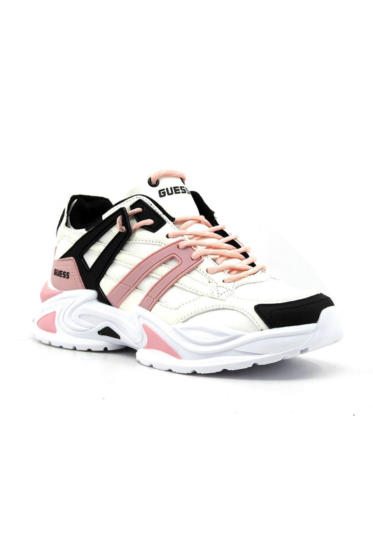 GUESS Sneaker Donna Pink White Fantasia FLJBLLELE12 - Sandrini Calzature e Abbigliamento