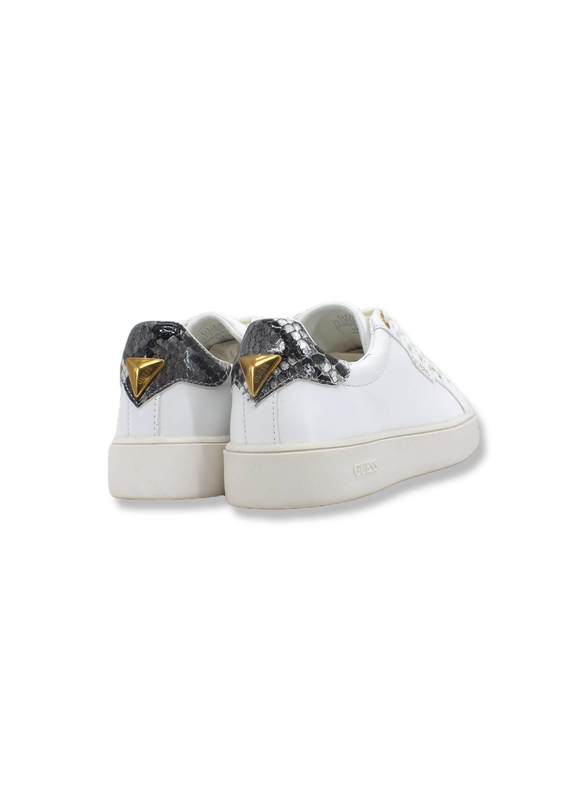 GUESS Sneaker Donna Retro Phthon Bianco FL7MELPEL12 - Sandrini Calzature e Abbigliamento