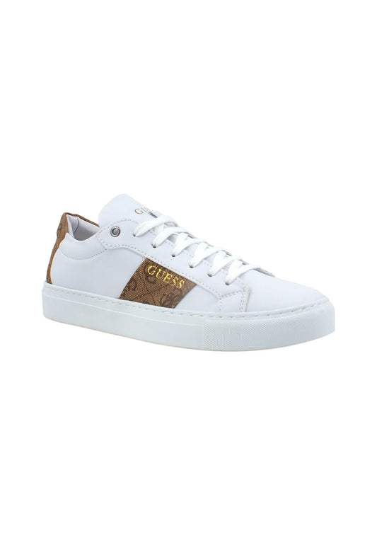 GUESS Sneaker Donna White Brown FL6TODFAL12 - Sandrini Calzature e Abbigliamento